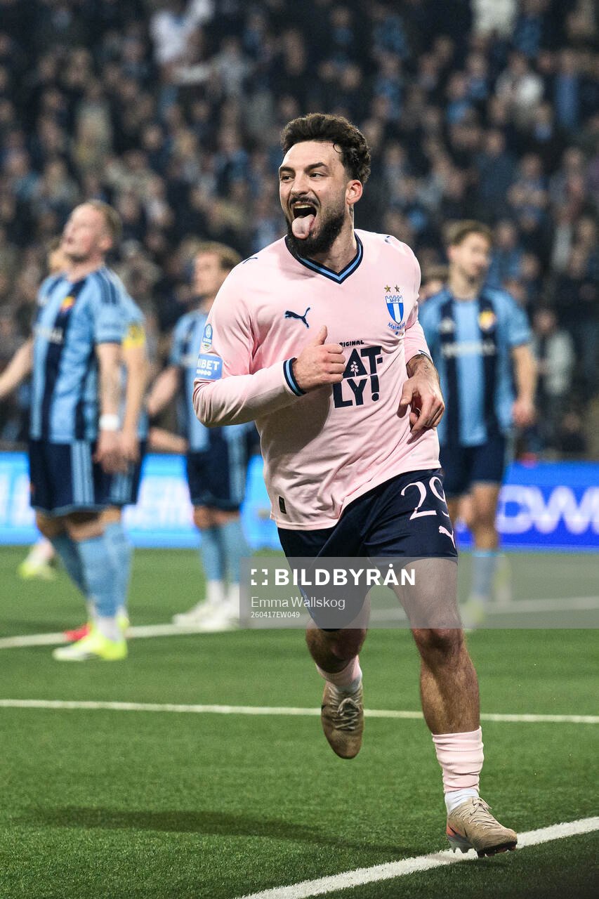 Malmö FFs Sead Haksabanovic jublar