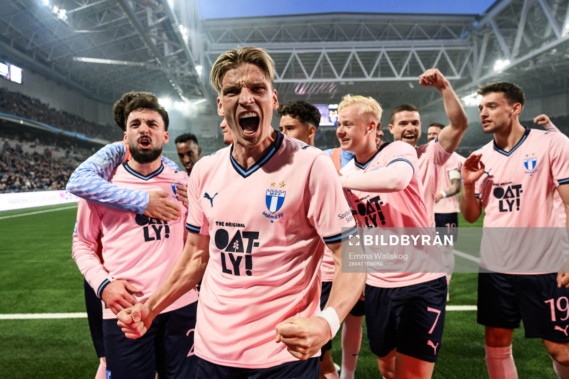 Malmö FFs Sead Haksabanovic, Jens Stryger Larsen, Otto