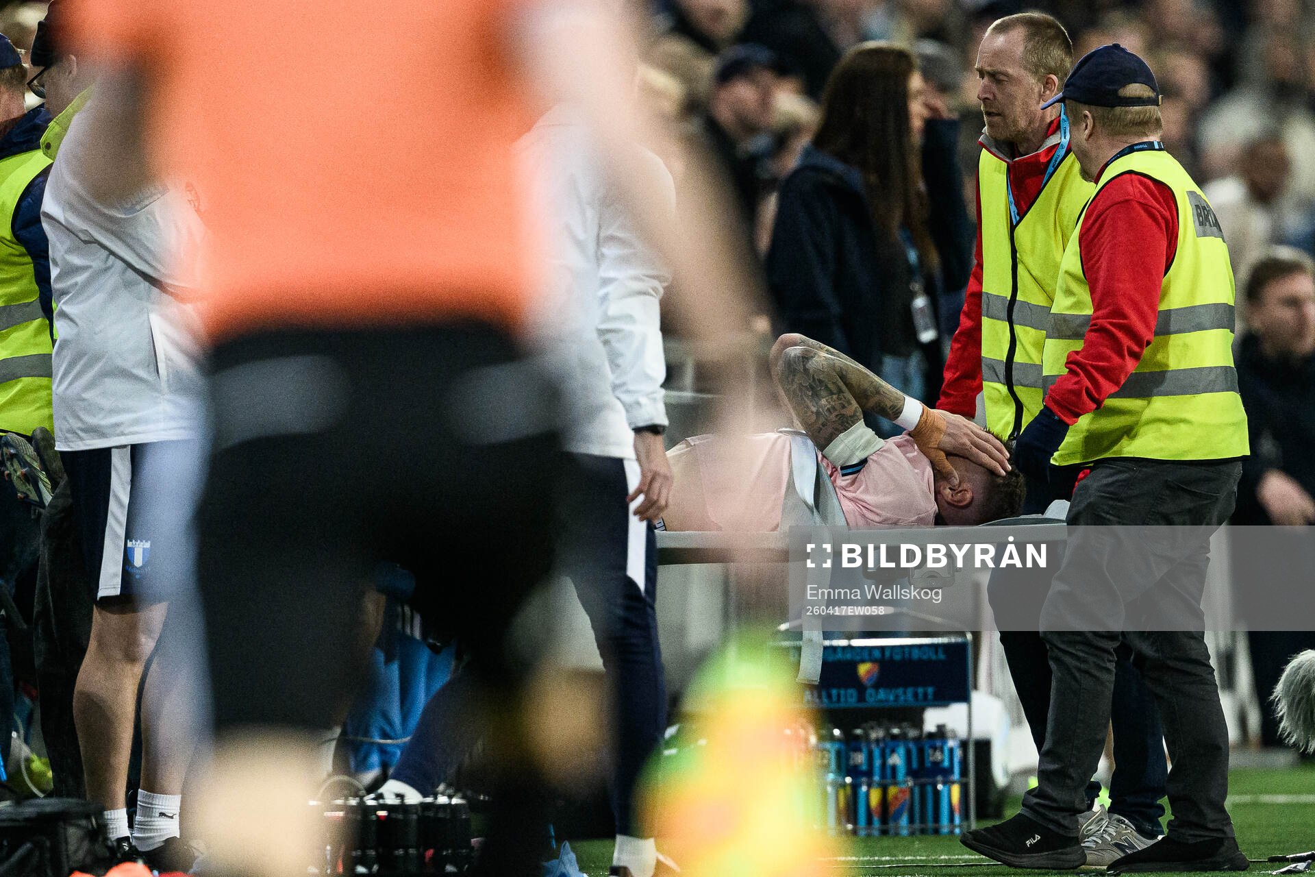 Malmö FFs Pontus Jansson har ont