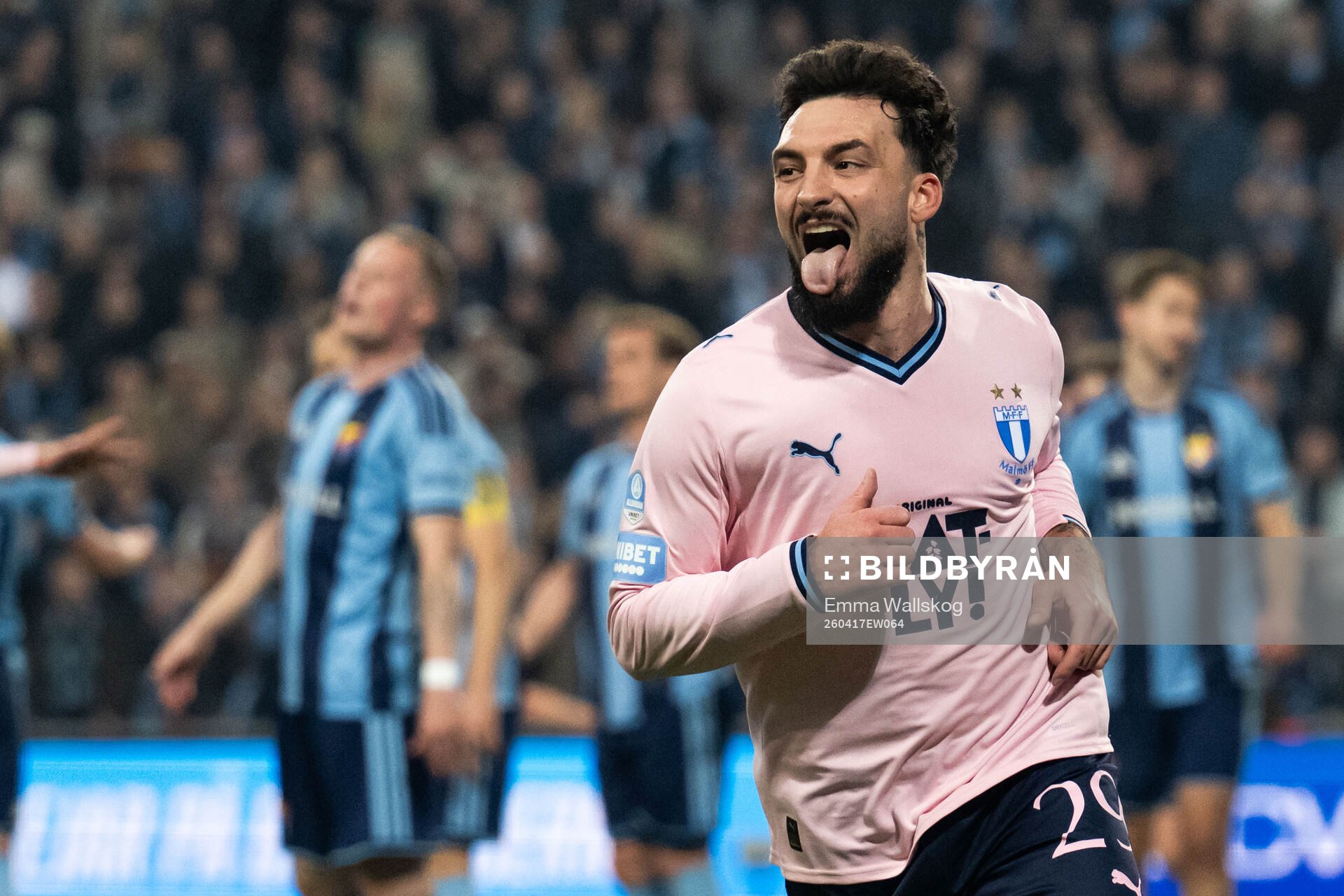 Malmö FFs Sead Haksabanovic jublar