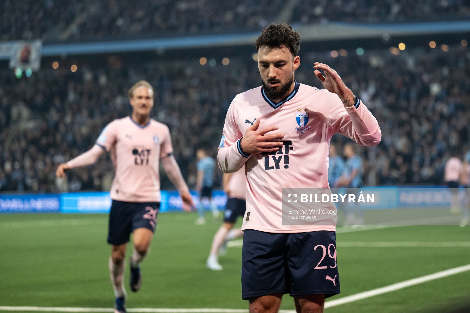 Malmö FFs Sead Haksabanovic jublar
