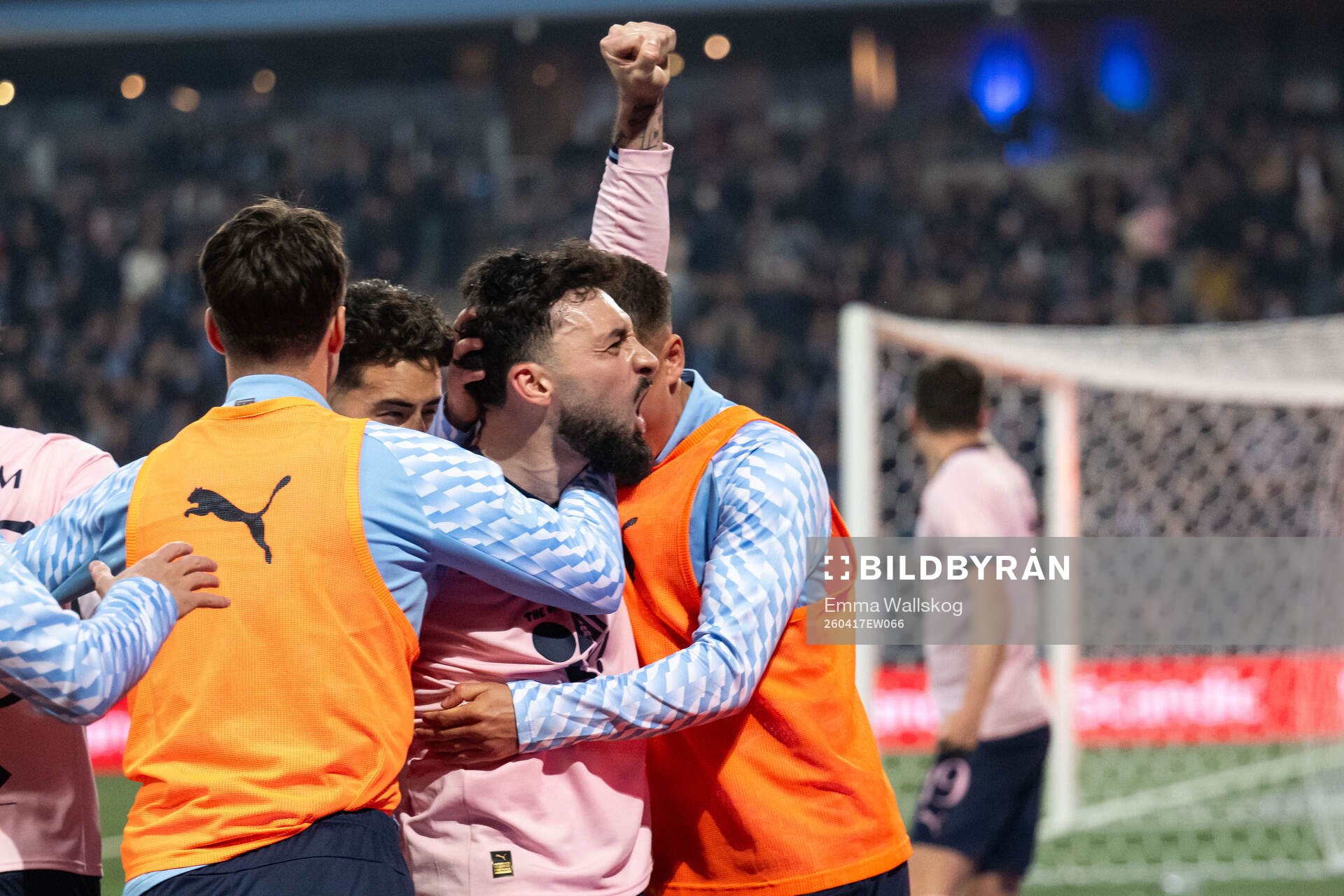 Malmö FFs Sead Haksabanovic jublar