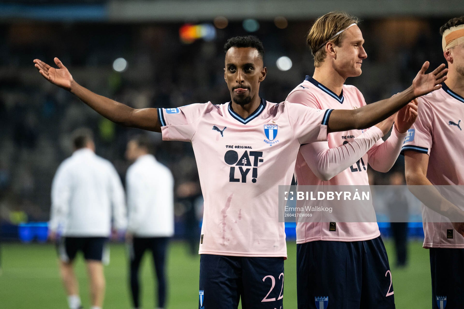 Malmö FFs Taha Ali jublar