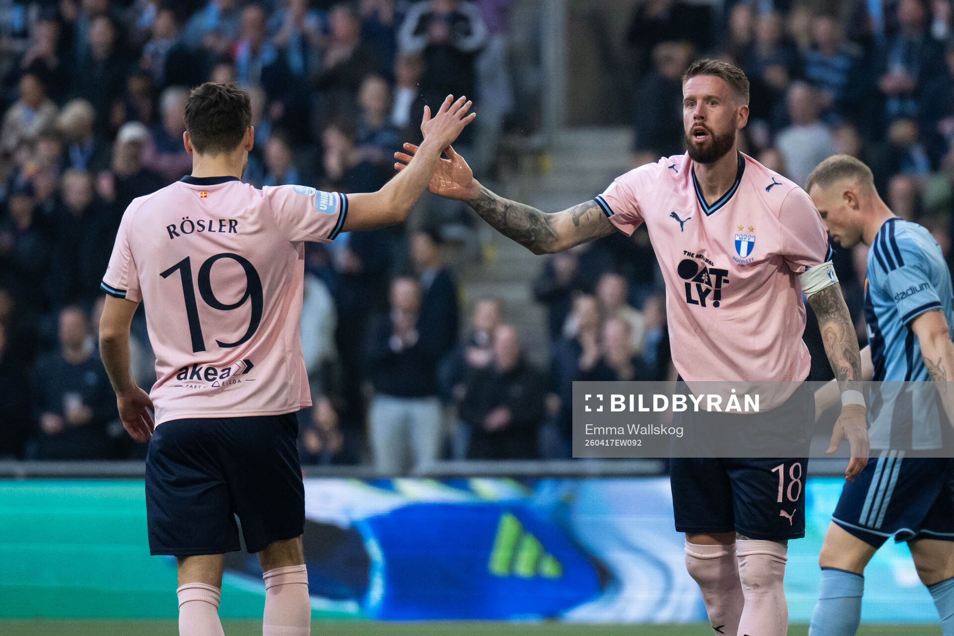 Malmö FFs Colin Rösler och Pontus Jansson