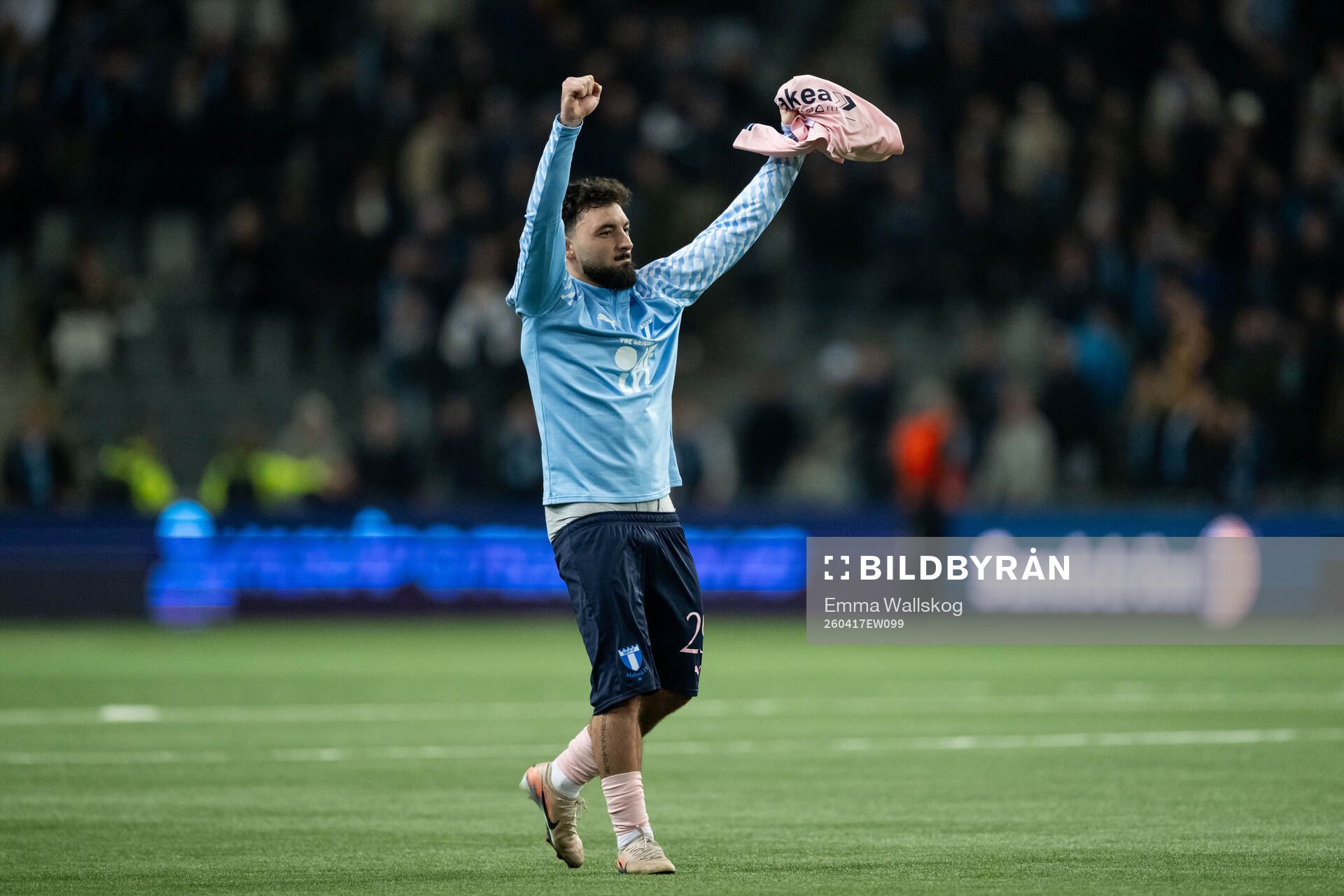 Malmö FFs Sead Haksabanovic jublar