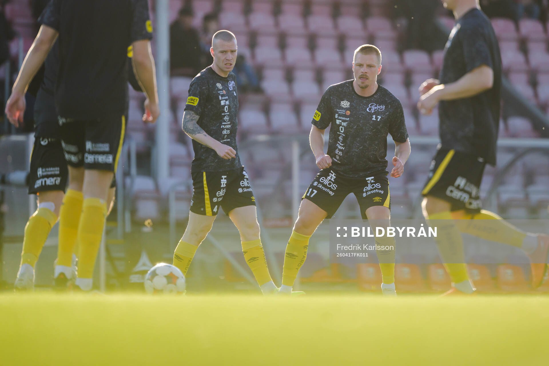 Elfsborgs Thomas Isherwood och Per Frick