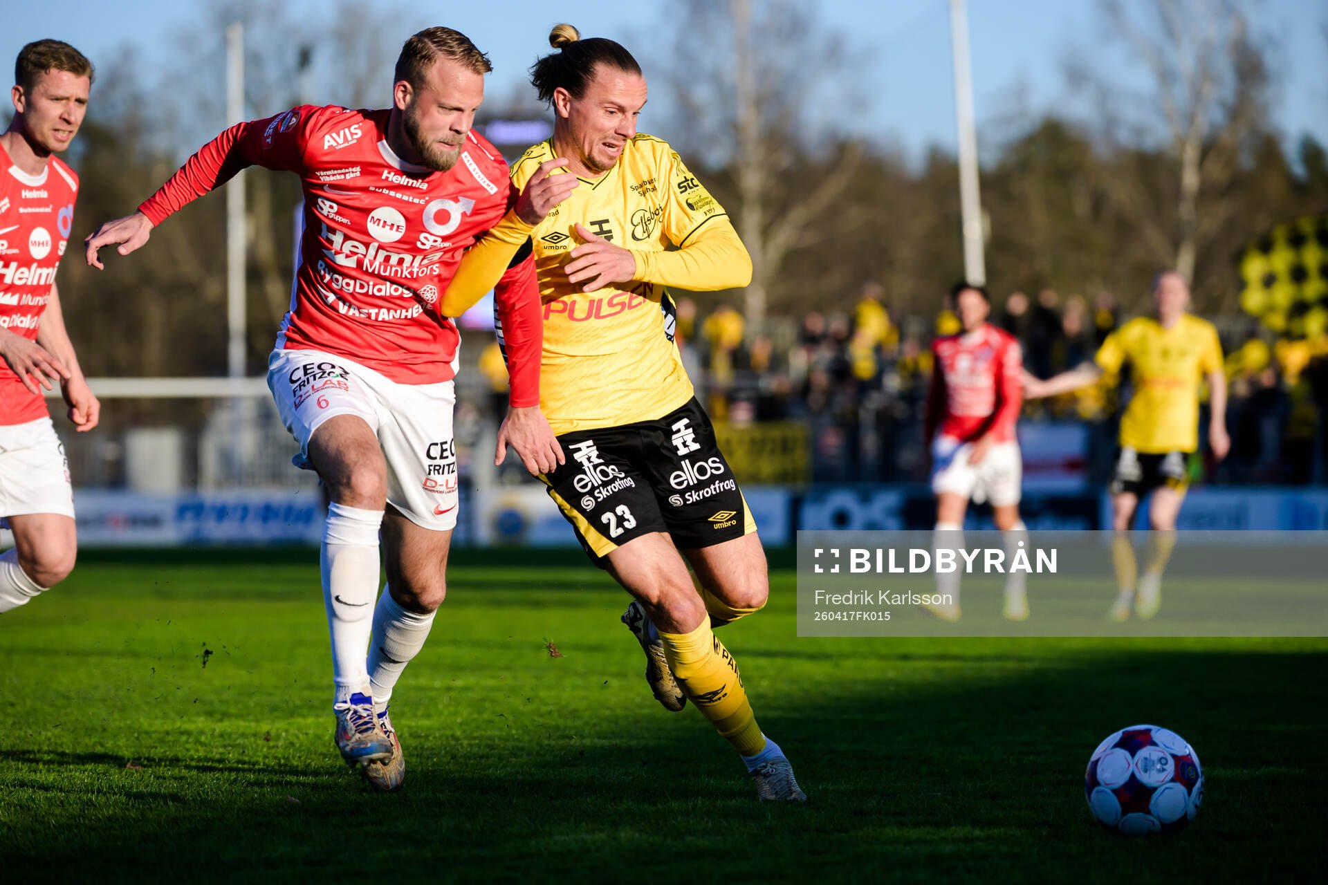Degerfors Daniel Sundgren och Elfsborgs Niklas Hult