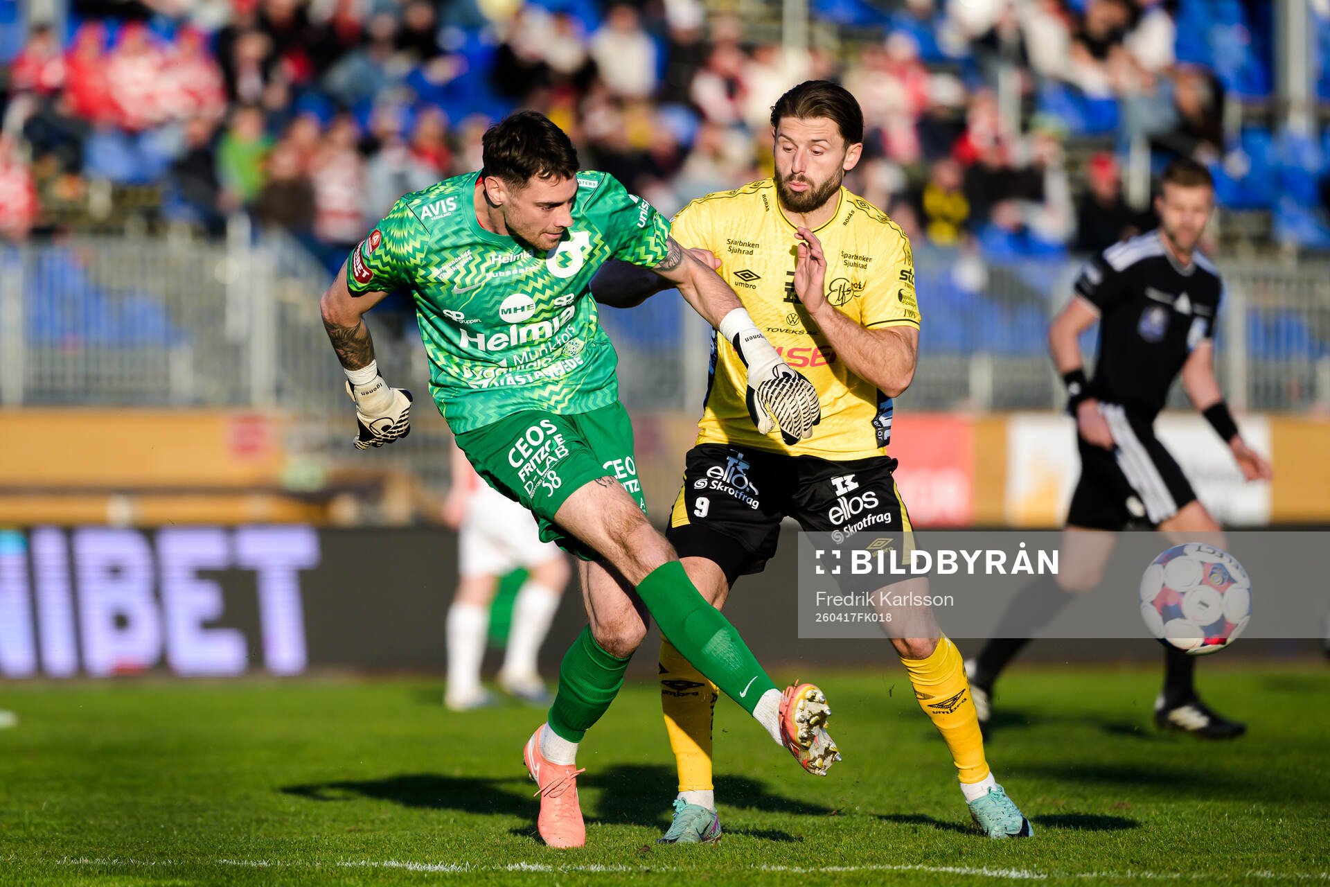 Degerfors Matvei Igonen och Elfsborgs Arber Zeneli