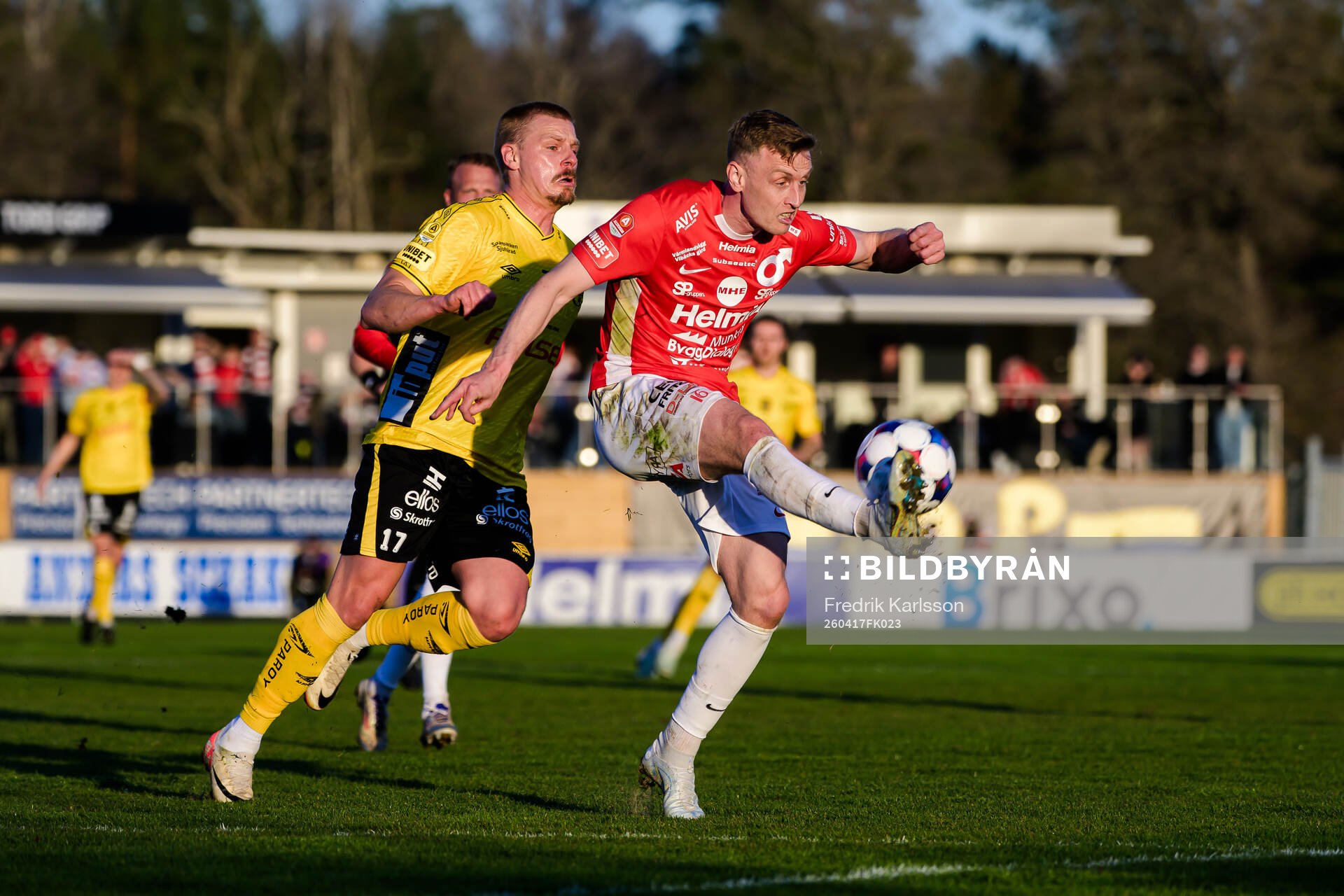 Elfsborgs Per Frick och Degerfors Sebastian Ohlsson
