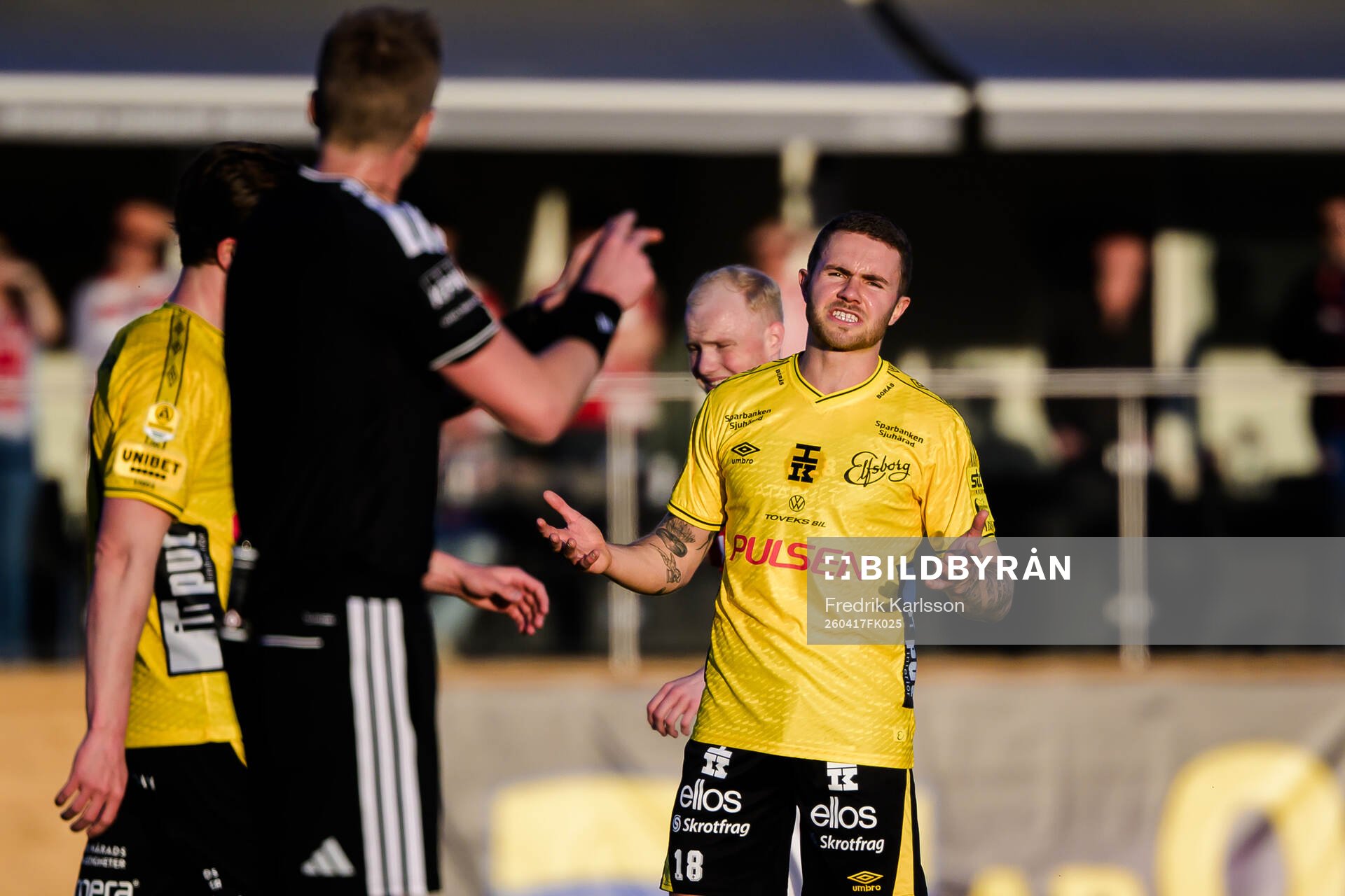 Elfsborgs Julius Magnusson reagerar på domslut