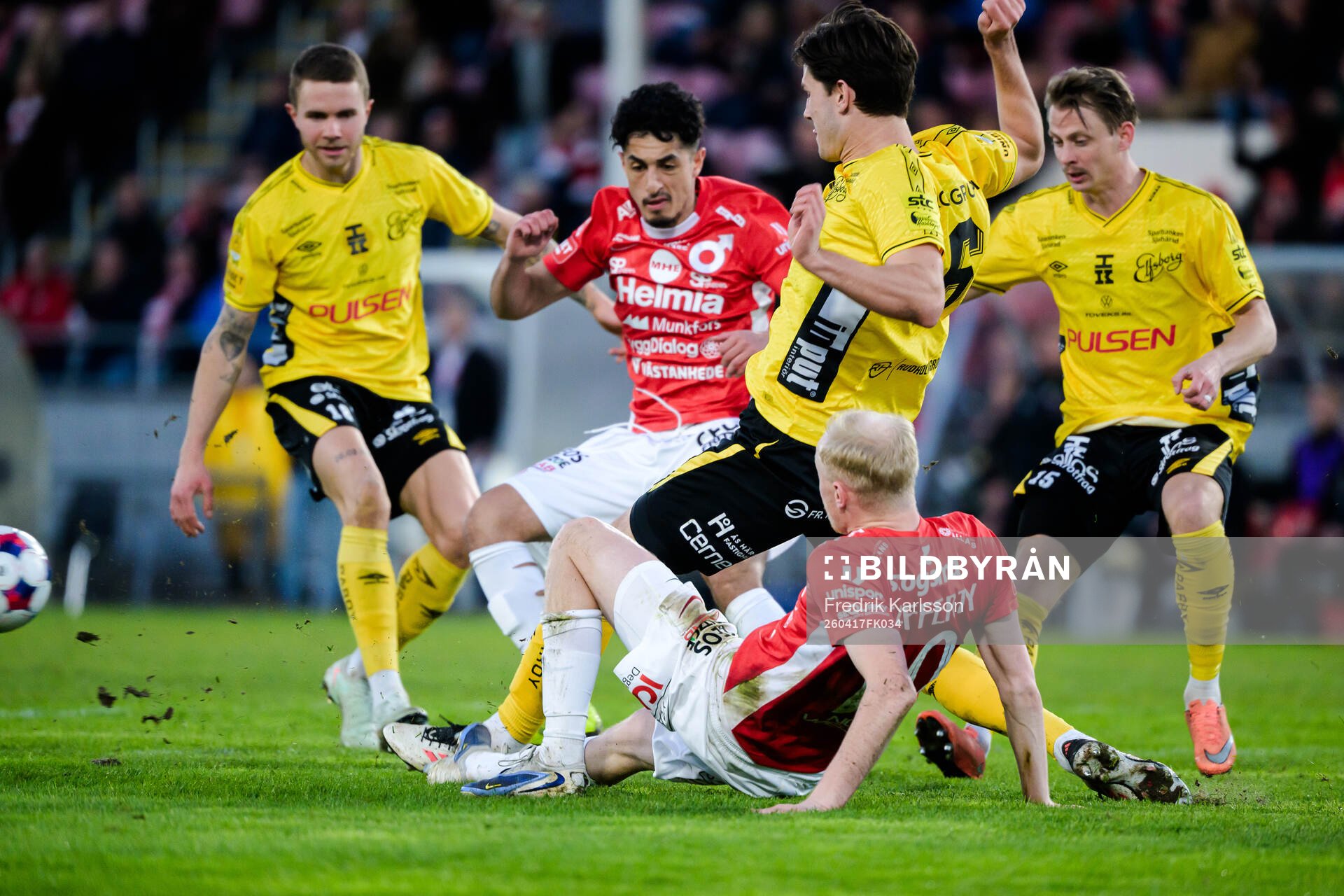 Degerfors Marcus Rafferty och Elfsborgs Rasmus Wikström