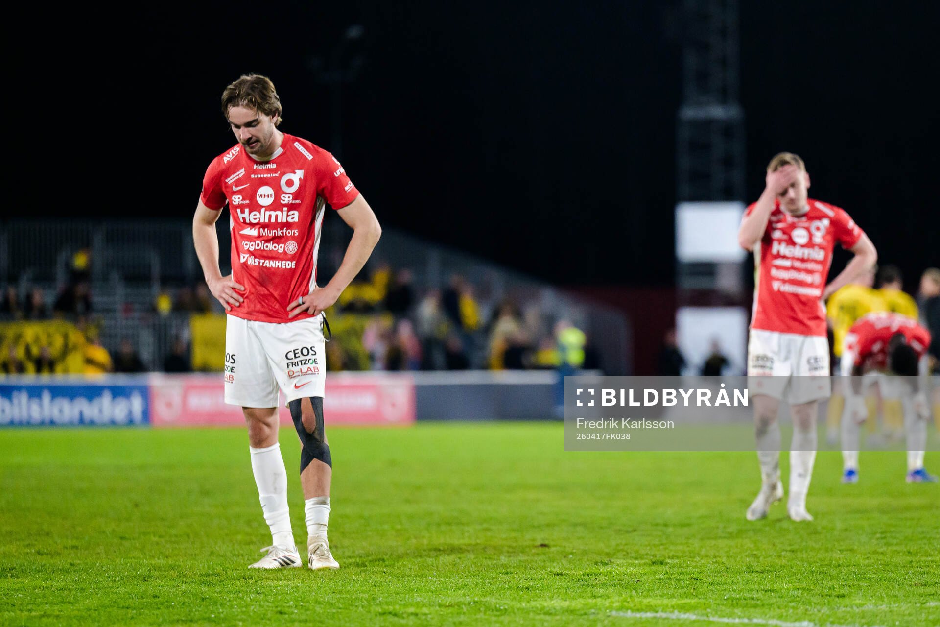 Degerfors Juhani Pikkarainen och Sebastian Ohlsson deppar