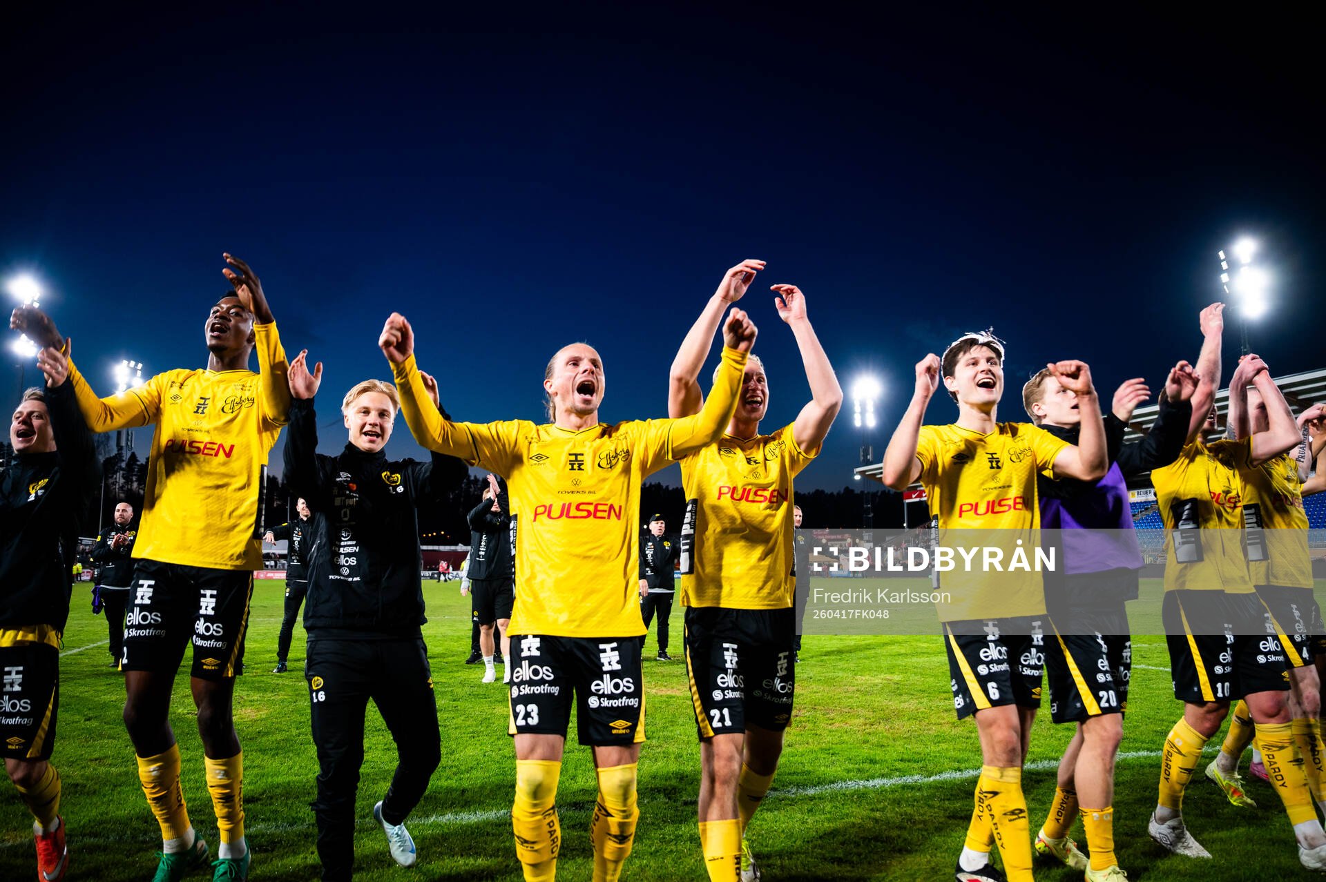 Elfsborgs Rufai Mohammed, Altti Hellemaa, Niklas Hult, Leo