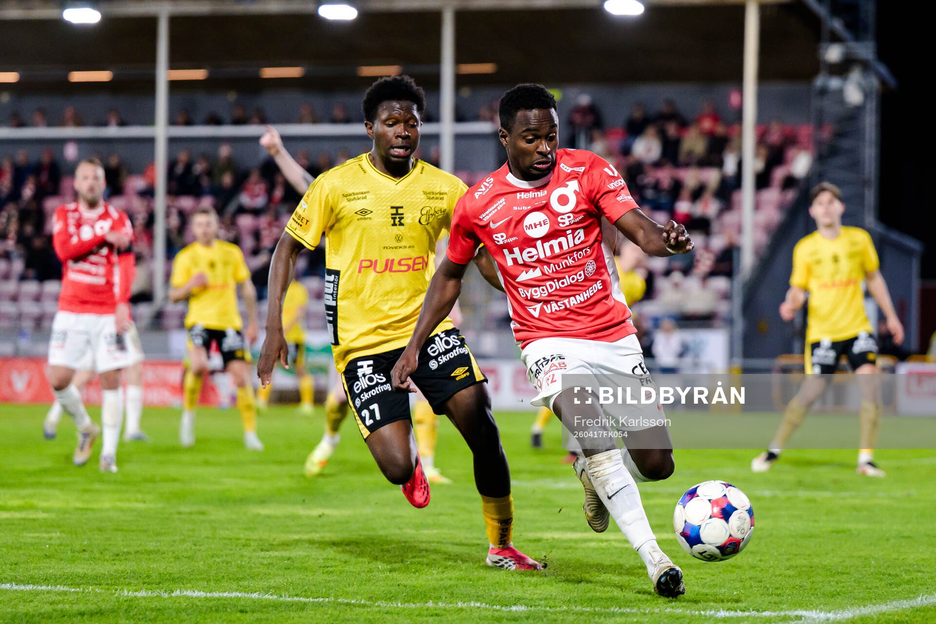 Elfsborgs Ozor Victor Okeke och Degerfors Nahom Netabay