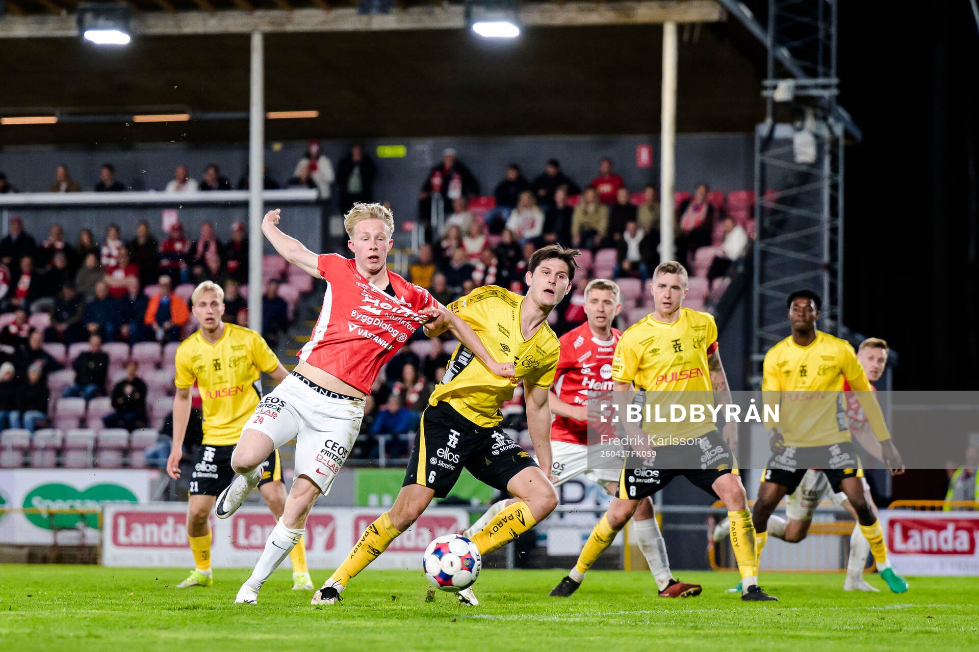 Degerfors Olle Leonardsson och Elfsborgs Rasmus Wikström