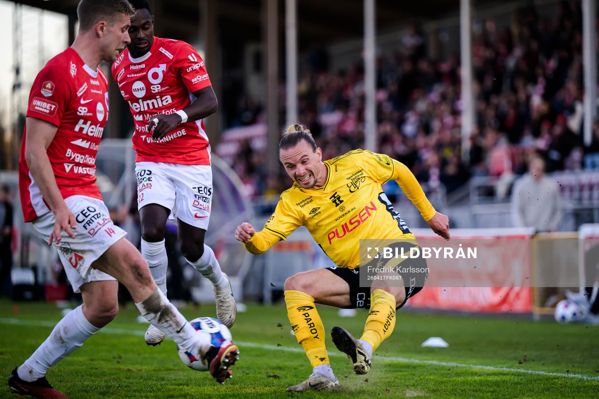 Degerfors Ludvig Fritzson och Elfsborgs Niklas Hult