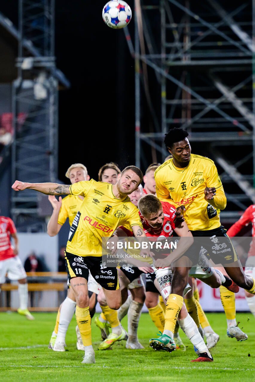 Elfsborgs Julius Magnusson och Rufai Mohammed