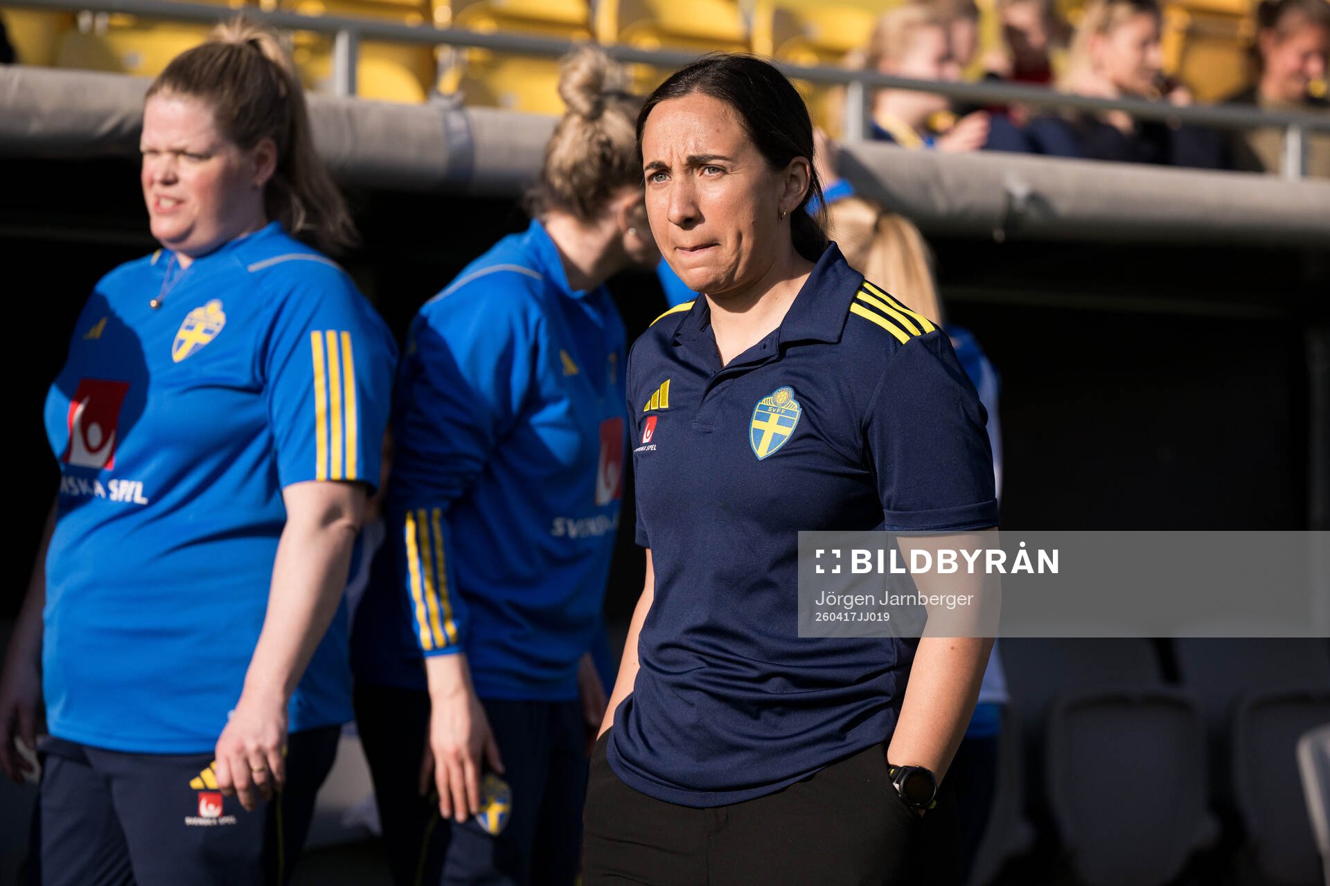 Coach Briana Campos of Sweden