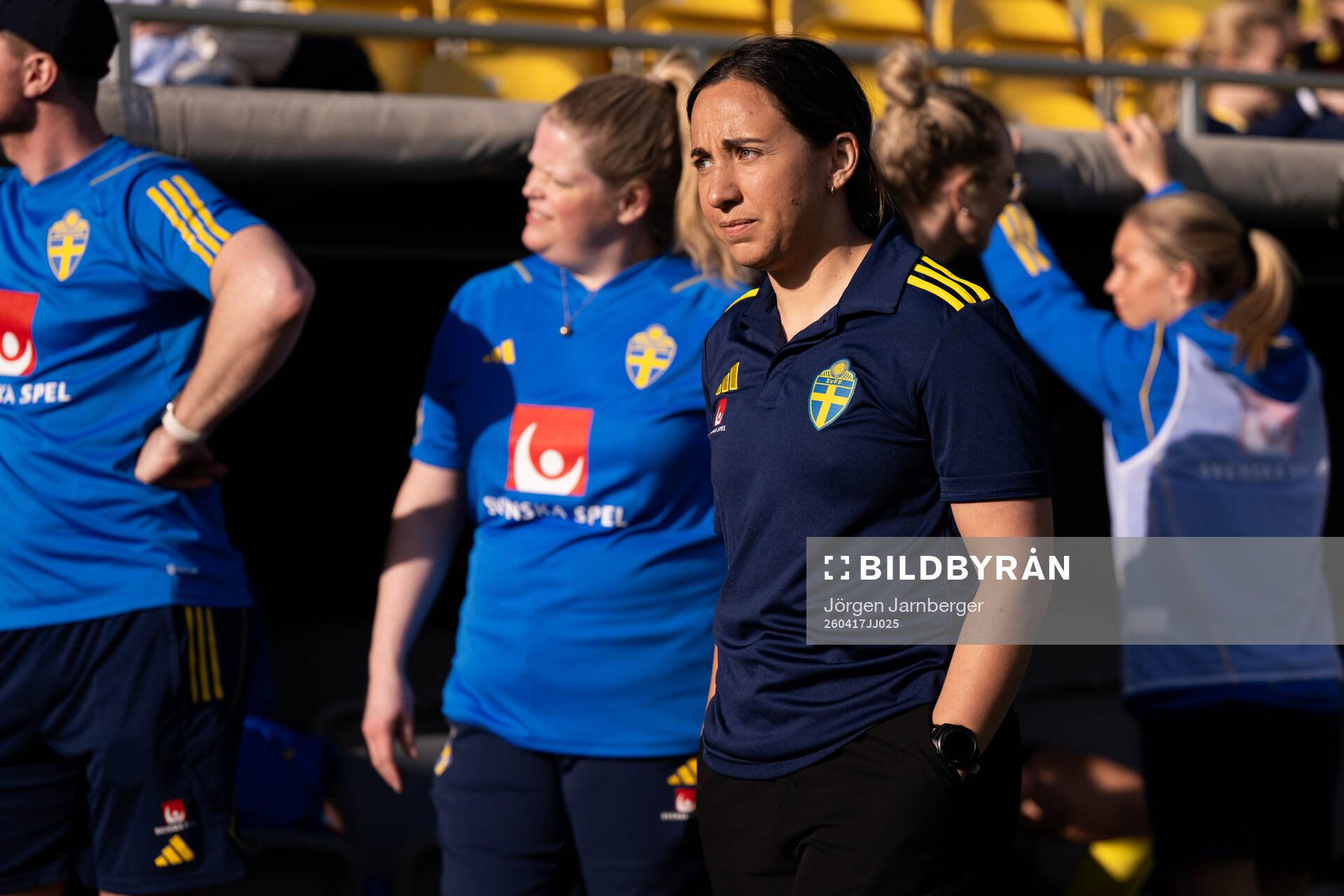 Coach Briana Campos of Sweden
