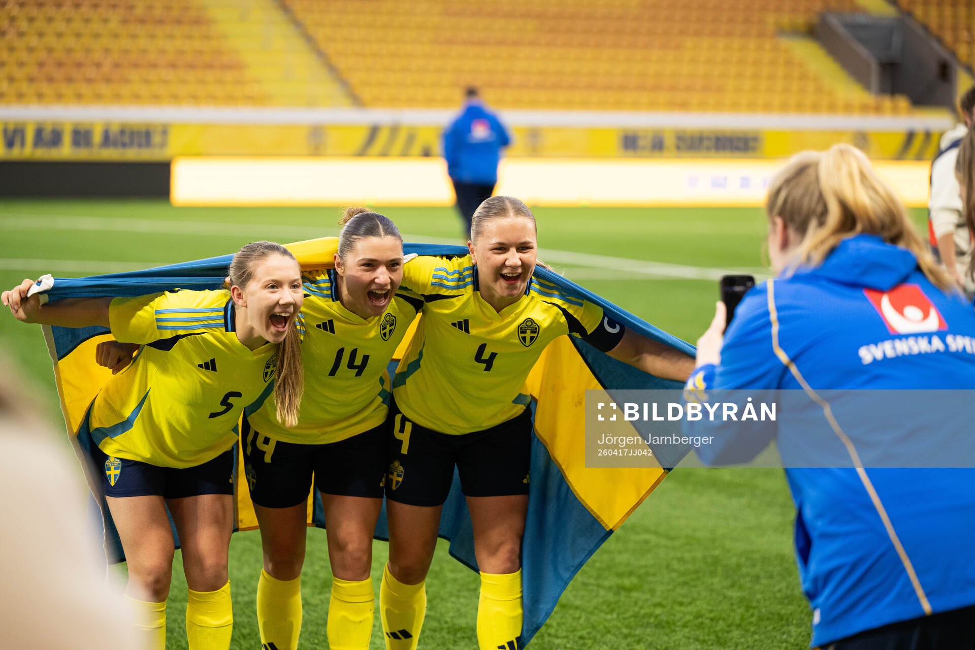 Paula Broddner Klingspor, Thea Staffansson and Alice Broman