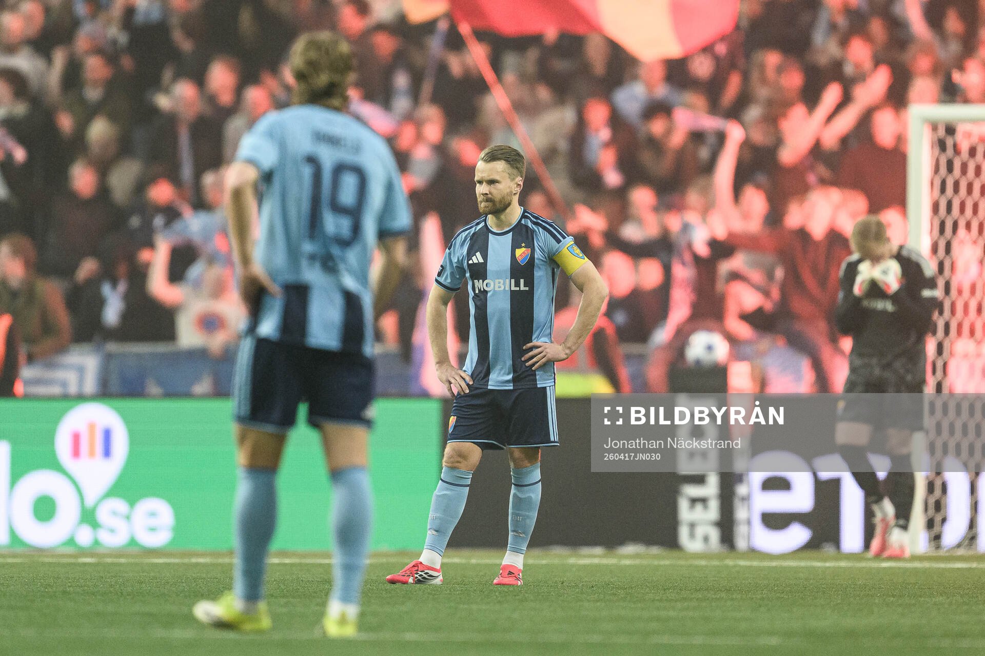 Djurgårdens Jacob Une deppar