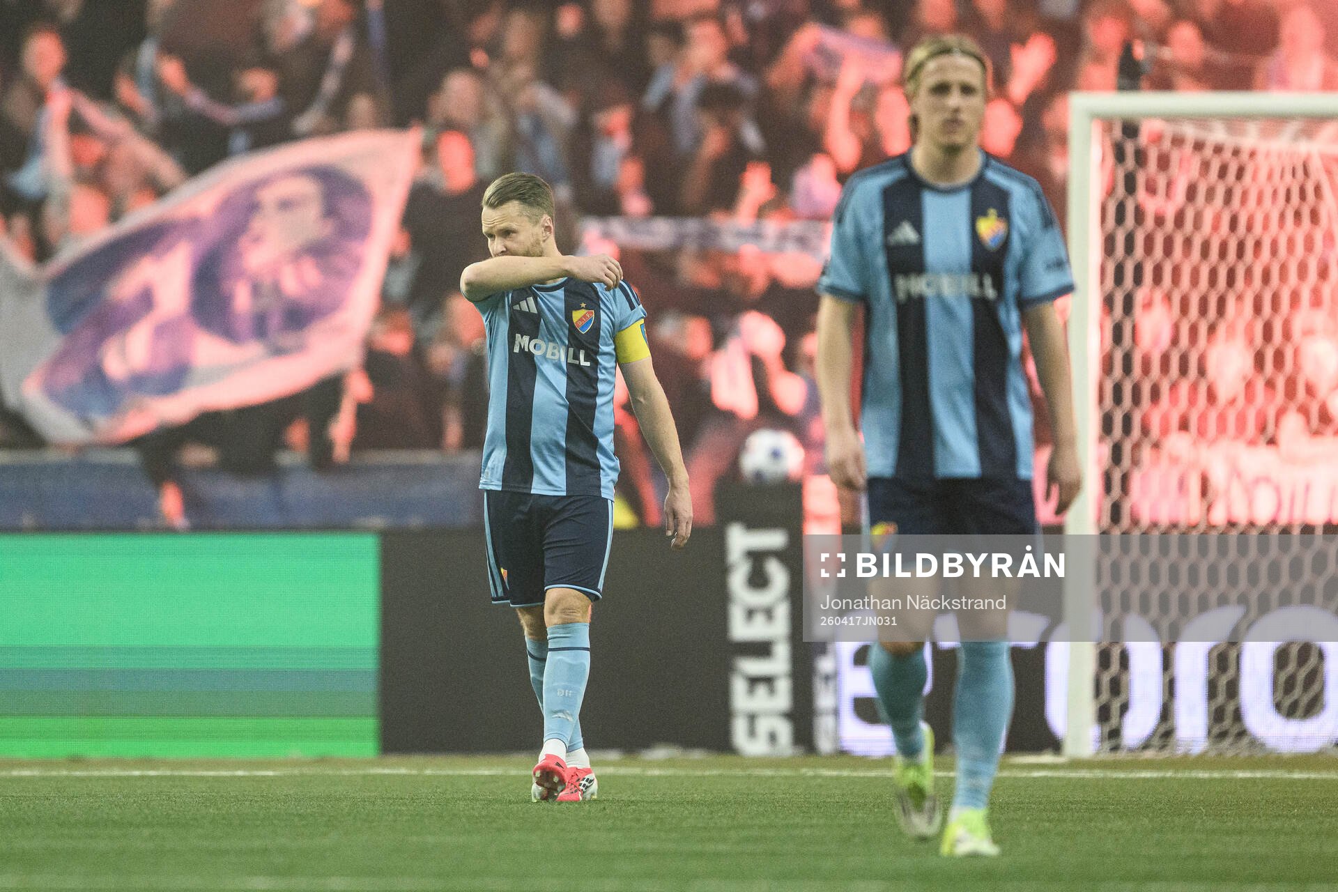 Djurgårdens Jacob Une deppar