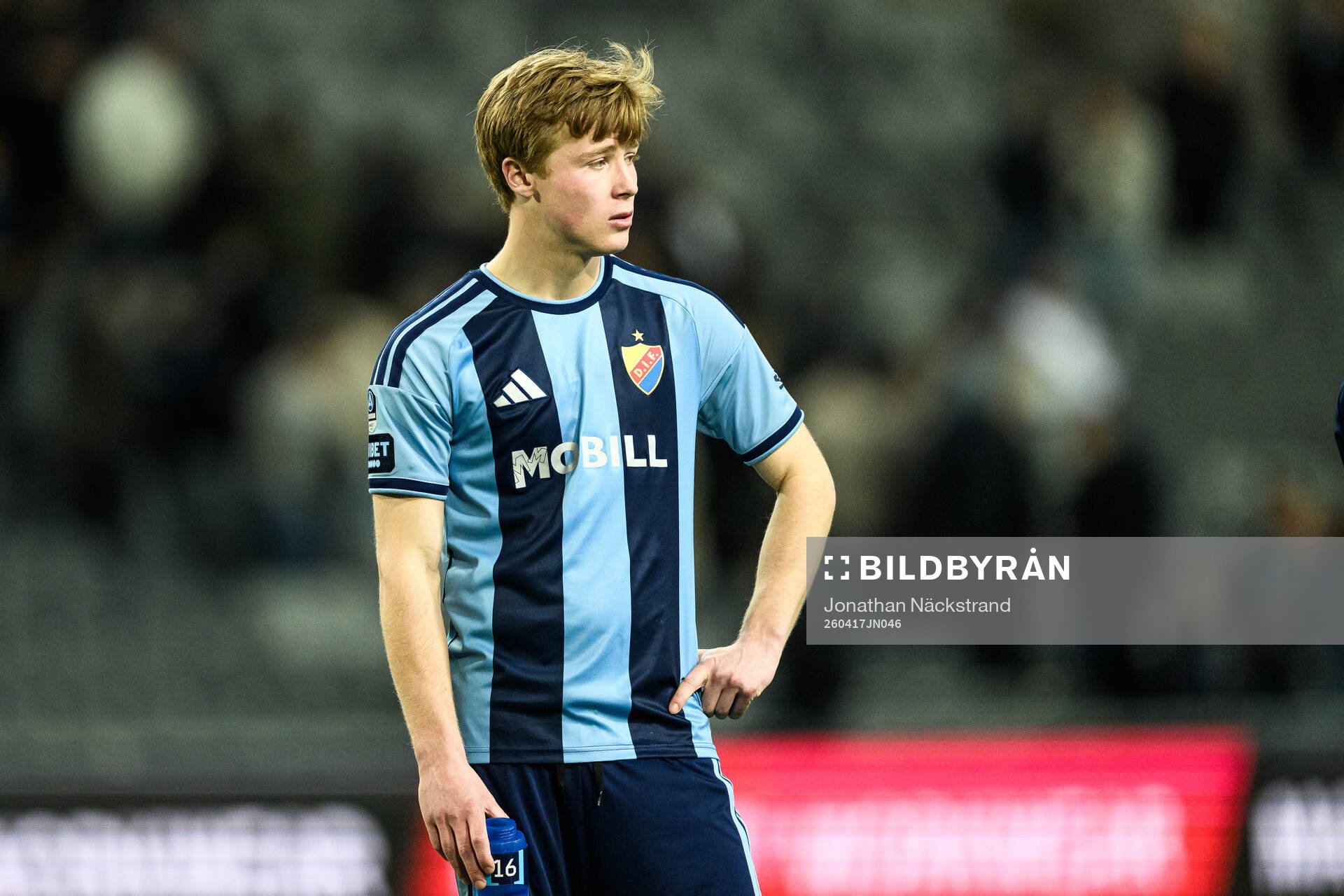 Djurgårdens Bo Hegland deppar