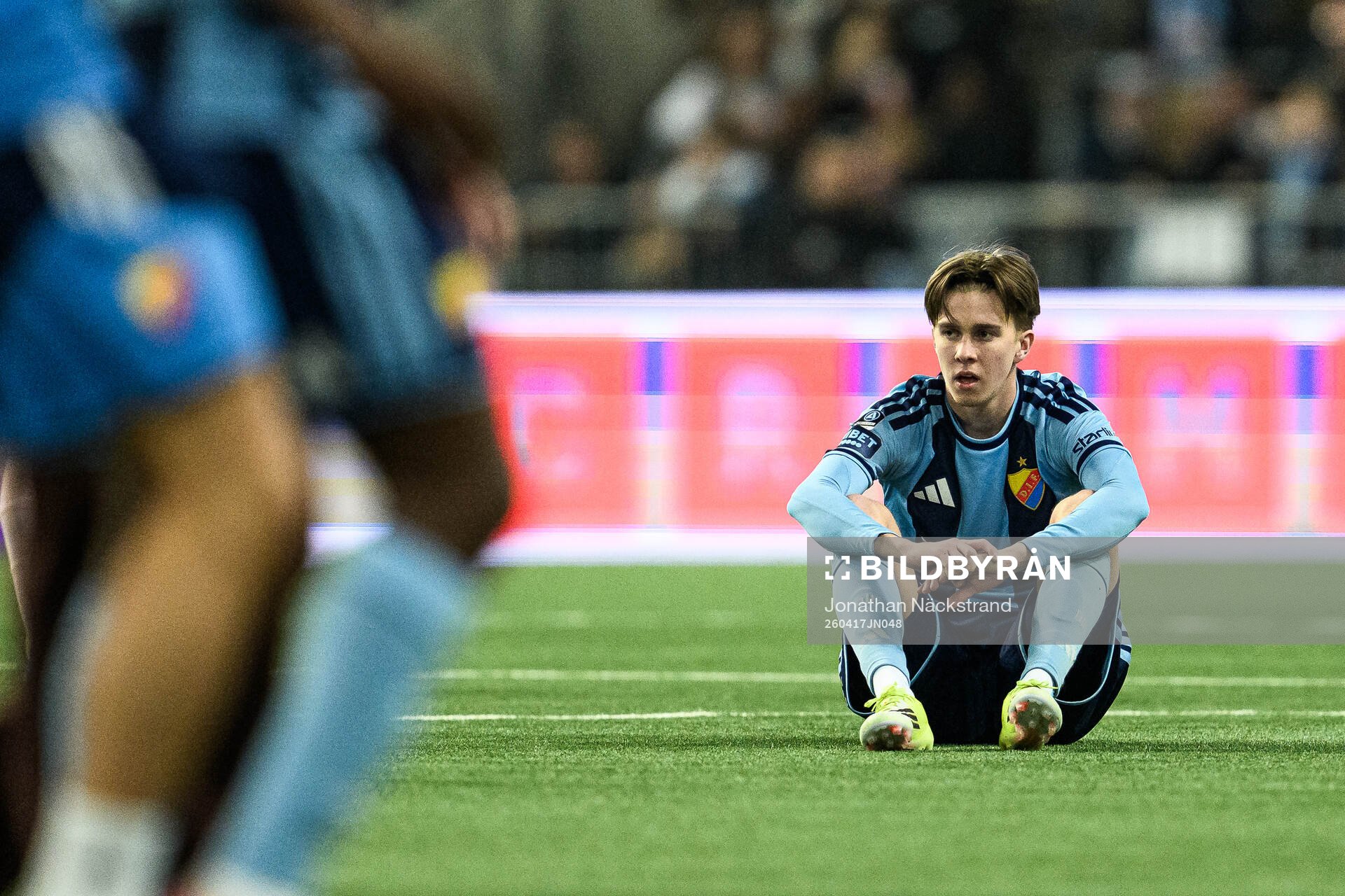 Djurgårdens Max Larsson deppar