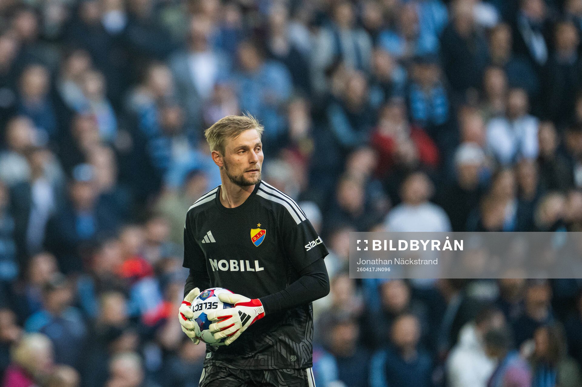 Djurgårdens målvakt Jacob Rinne