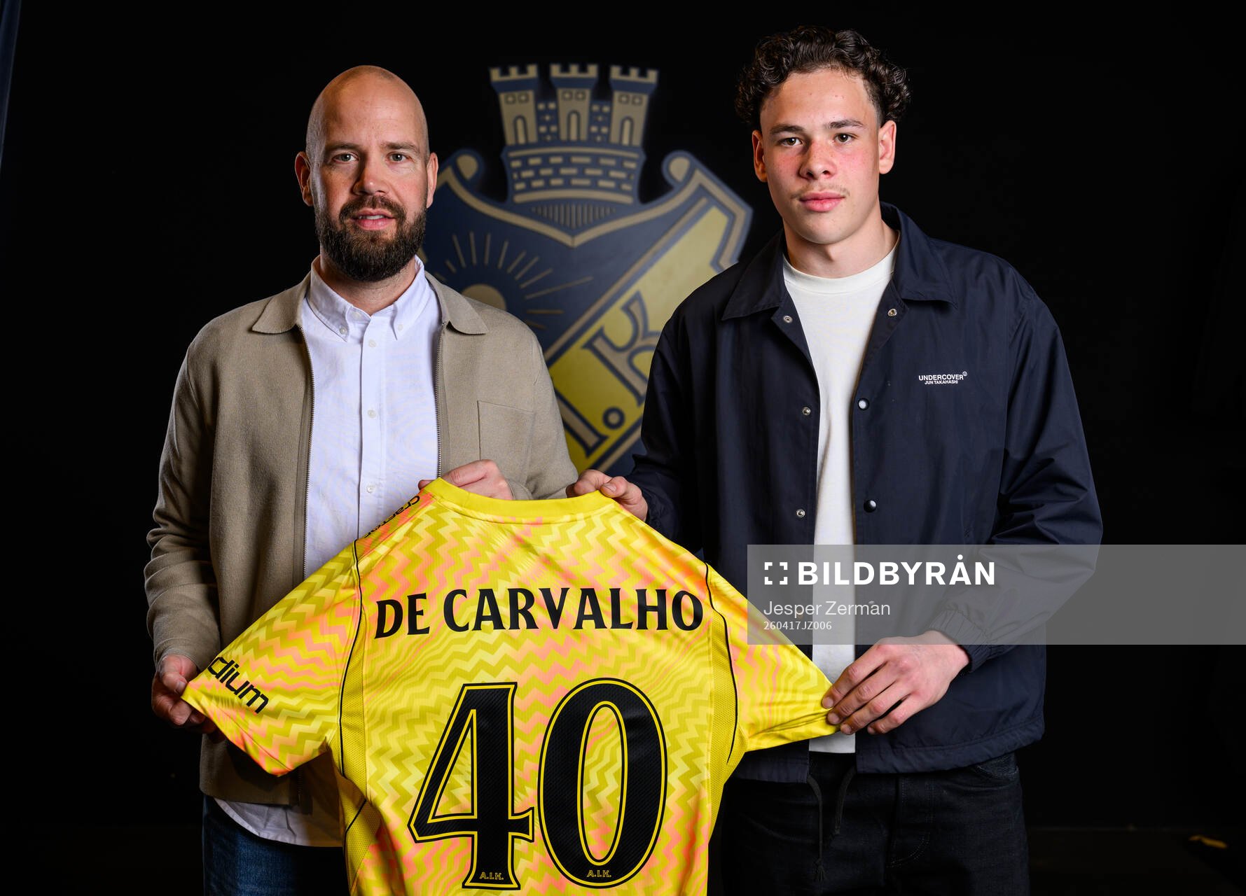 AIKs sportchef Miika Takkula och Norton de Carvalho