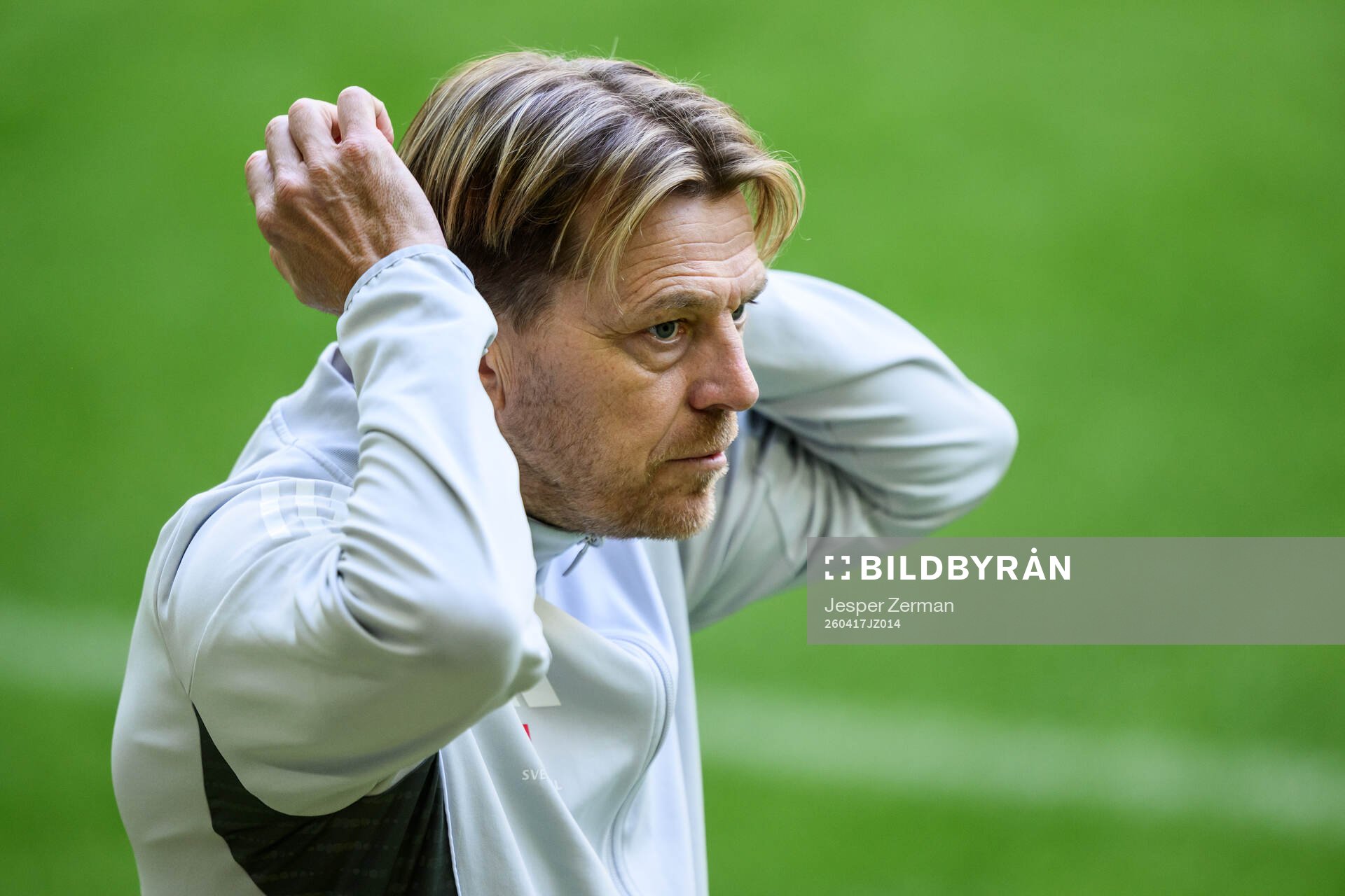 Head coach Tony Gustavsson of the Swedish women's national
