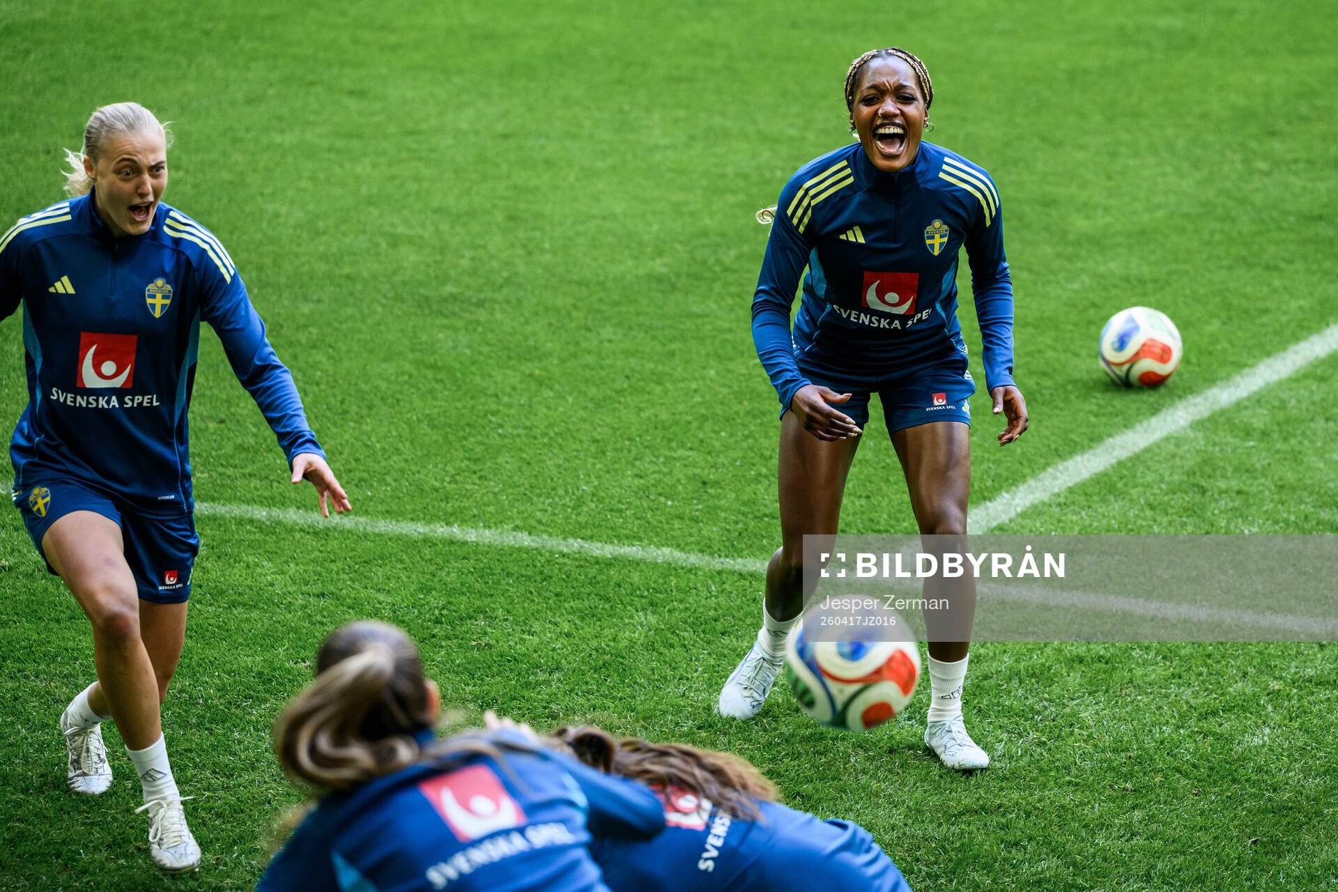 Evelyn Ijeh of the Swedish women's national football team
