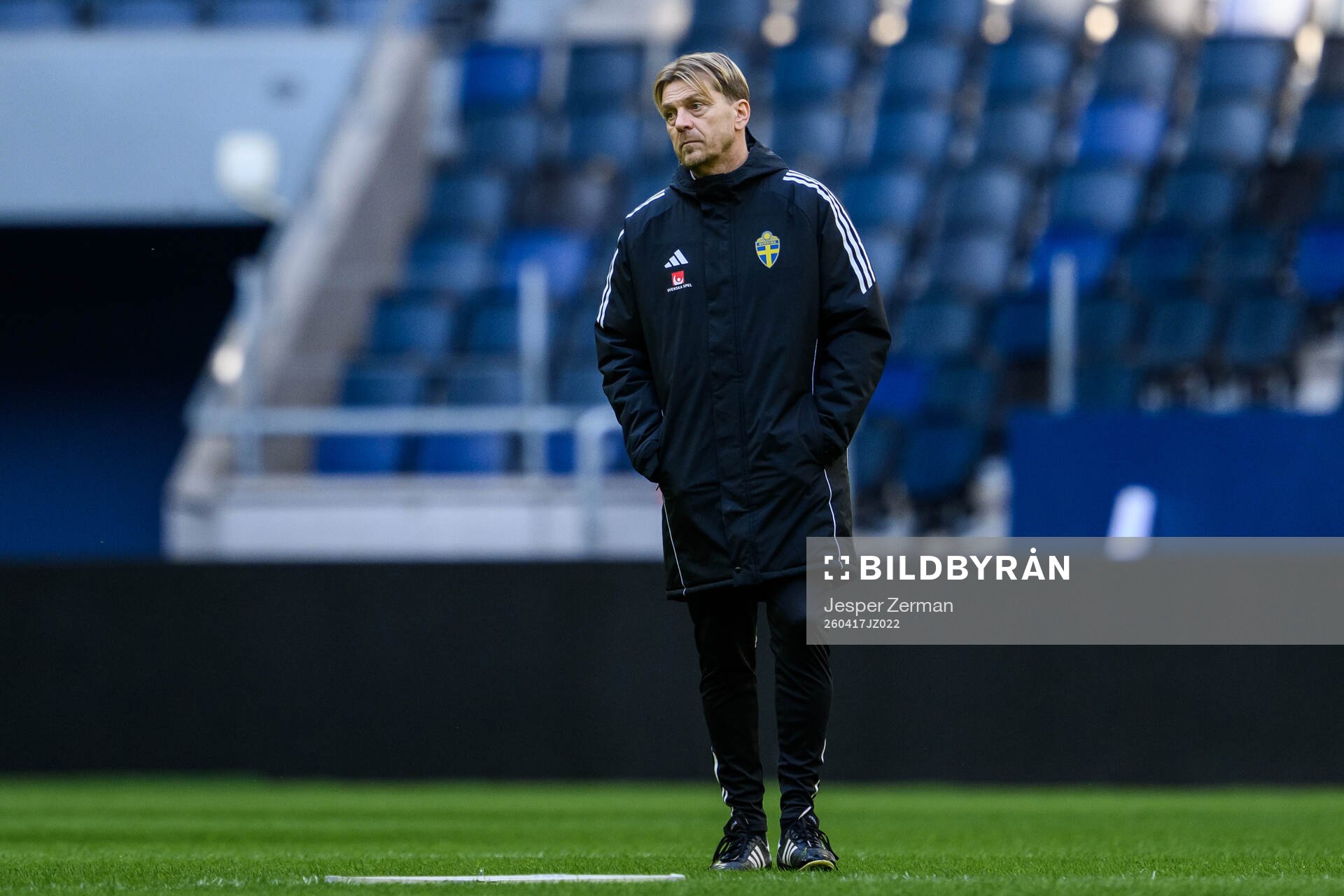 Head coach Tony Gustavsson of the Swedish women's national
