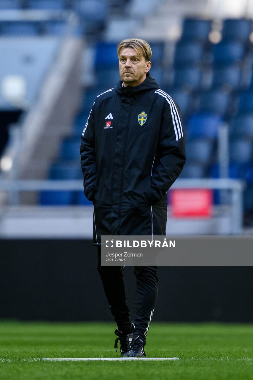 Head coach Tony Gustavsson of the Swedish women's national