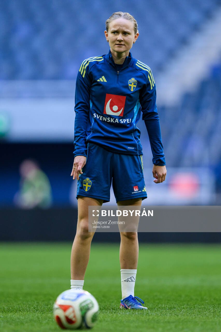Matilda Vinberg of the Swedish women's national football