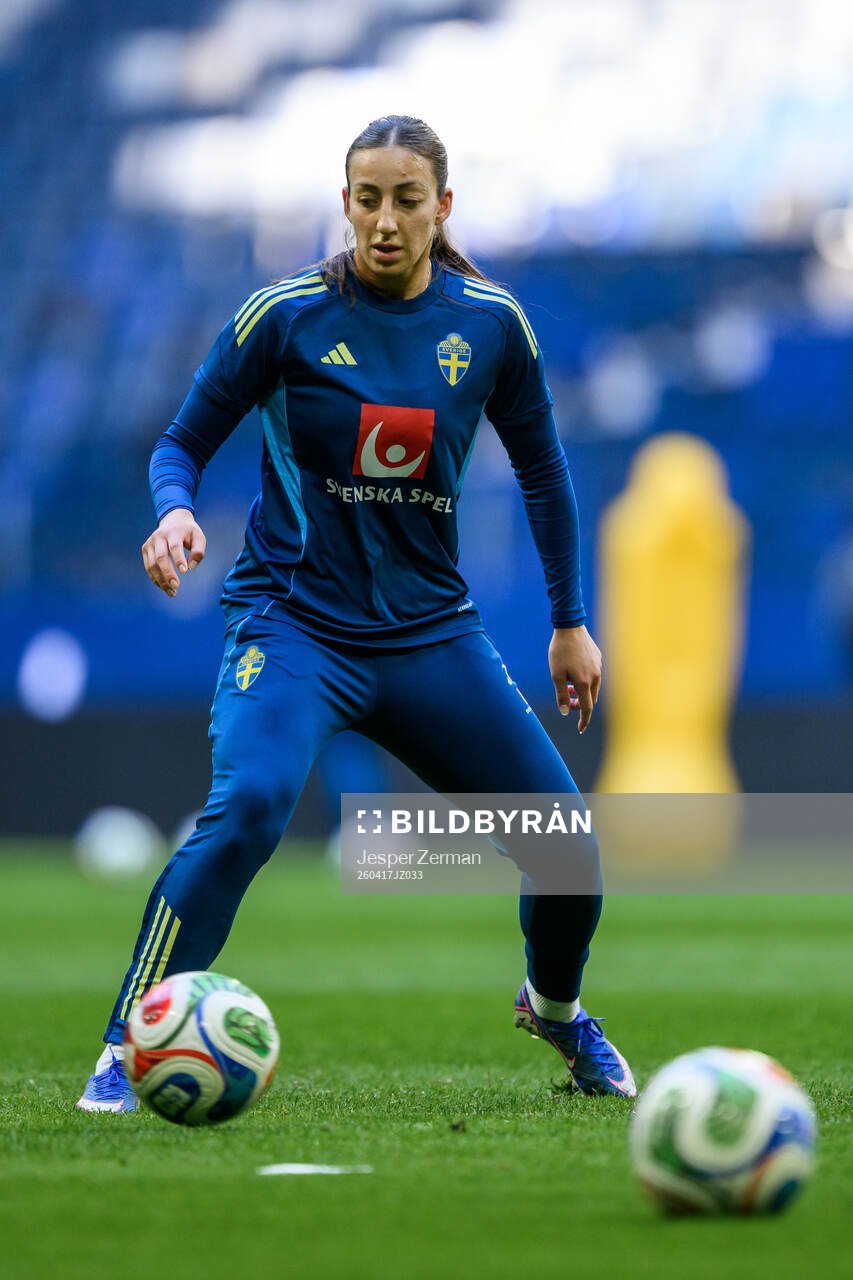 Rosa Kafaji of the Swedish women's national football team