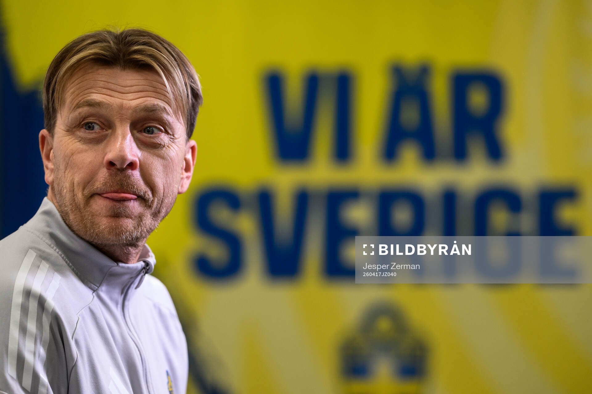 Head coach Tony Gustavsson of the Swedish women's national