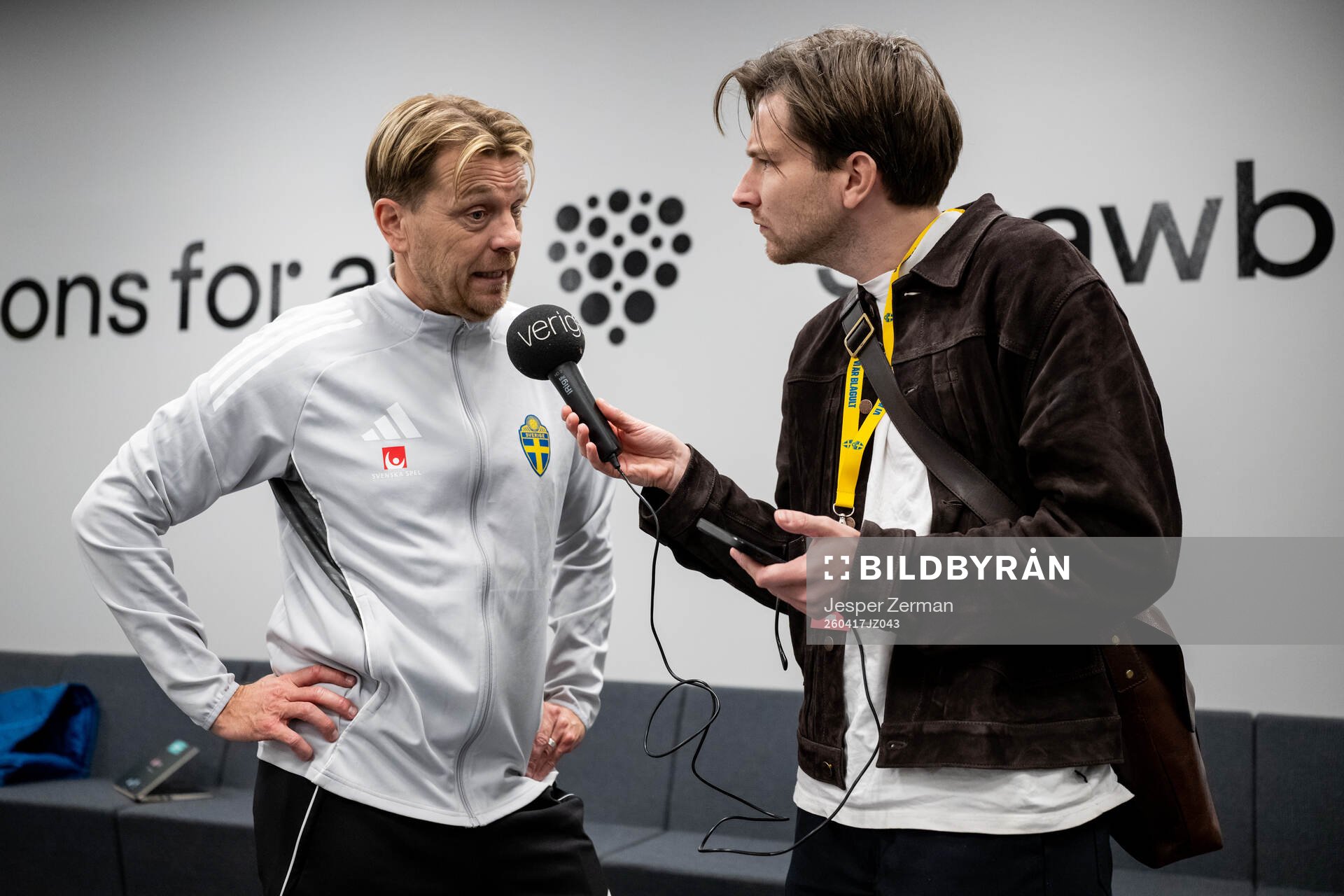 Head coach Tony Gustavsson of the Swedish women's national