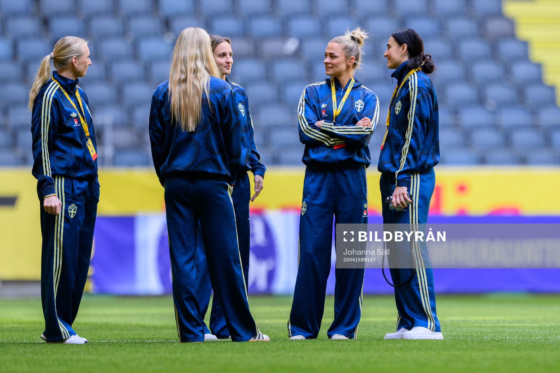 Stina Blackstenius, Nathalie Björn, Fridolina Rolfö and