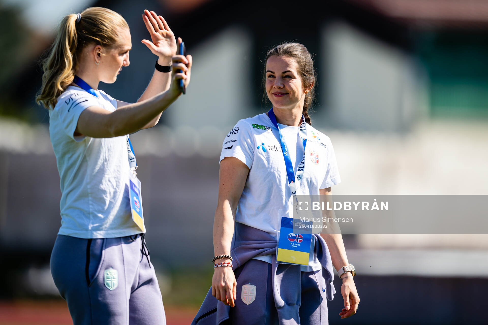 Tuva Hansen of Norway arrives