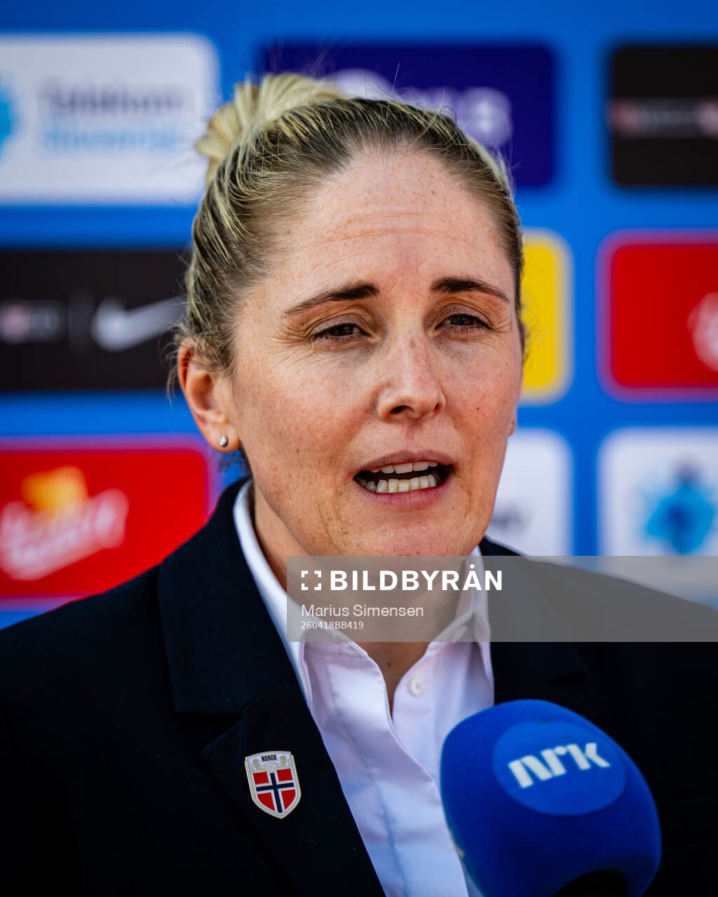 Head coach Gemma Grainger of Norway