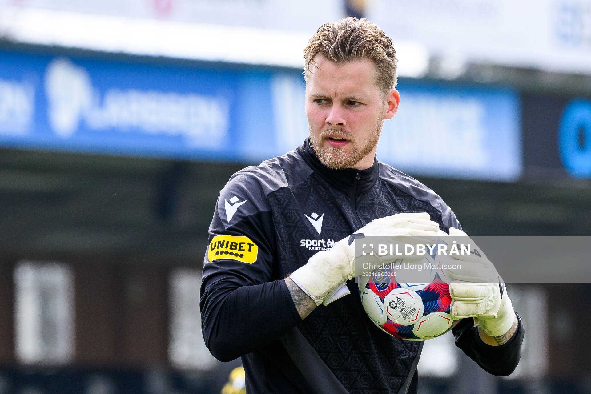 Mjällbys målvakt Robin Wallinder
