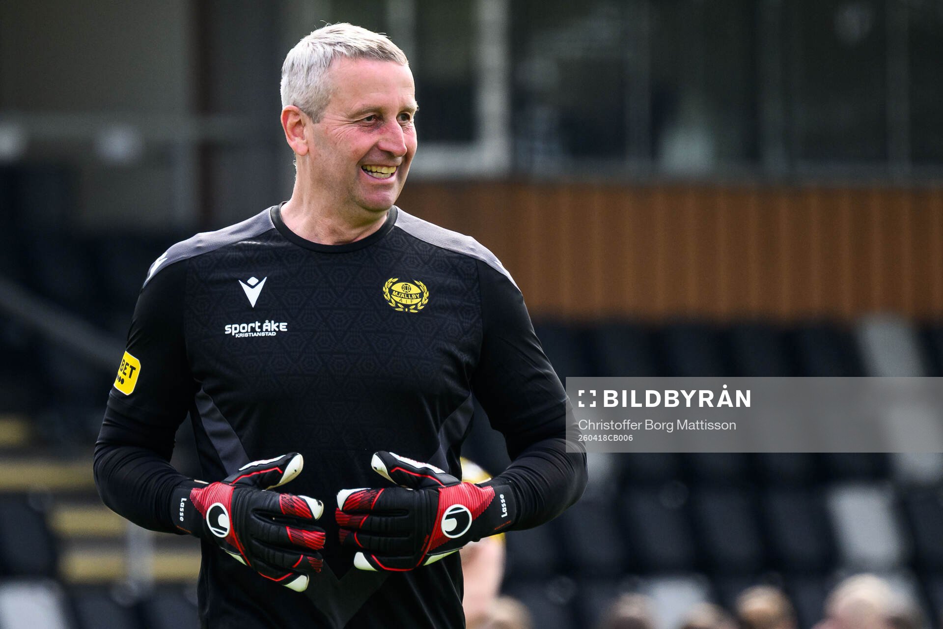 Mjällbys målvaktstränare Lars Levinsson