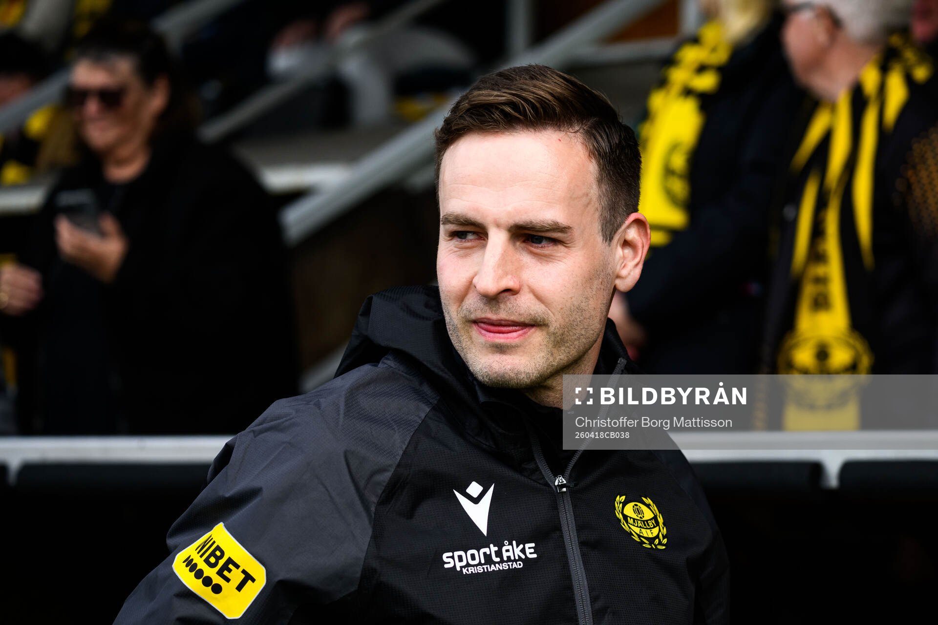 Mjällbys tränare Karl Marius Aksum