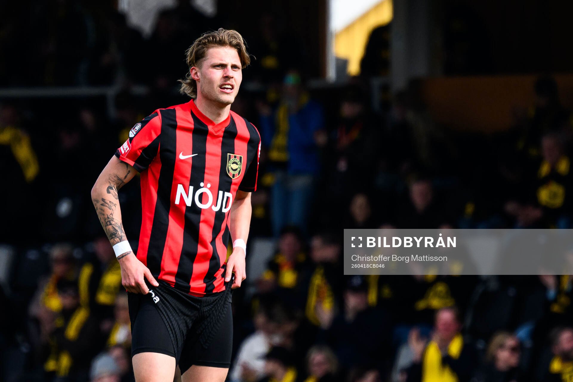Brommapojkarnas Lukas Björklund deppar