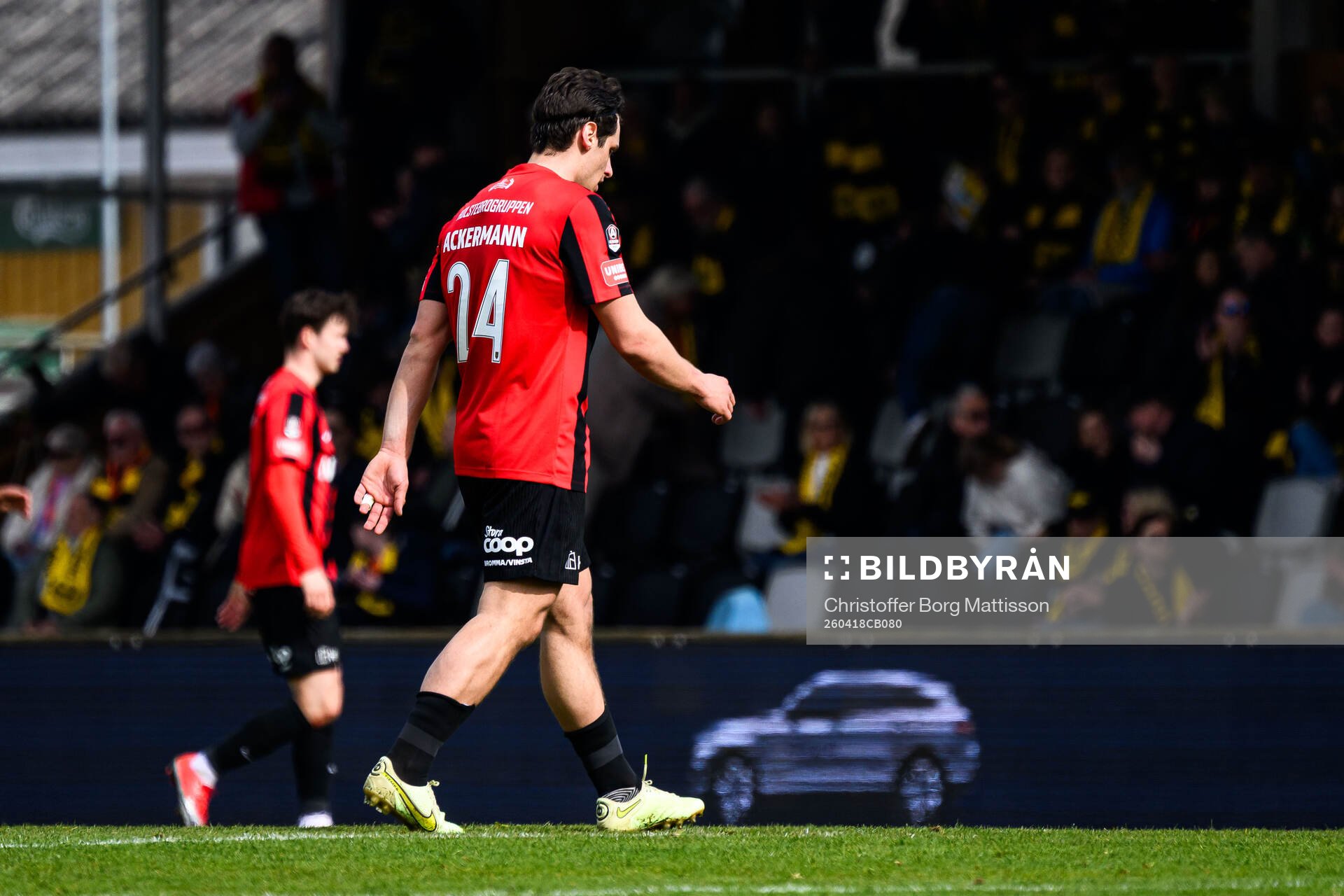 Brommapojkarnas Kevin Ackermann deppar
