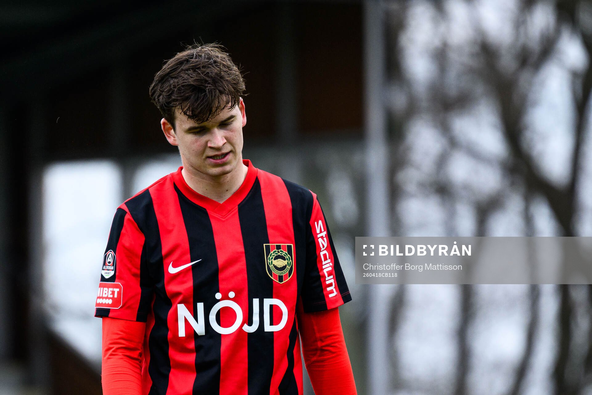 Brommapojkarnas Mads Kristian Hansen deppar