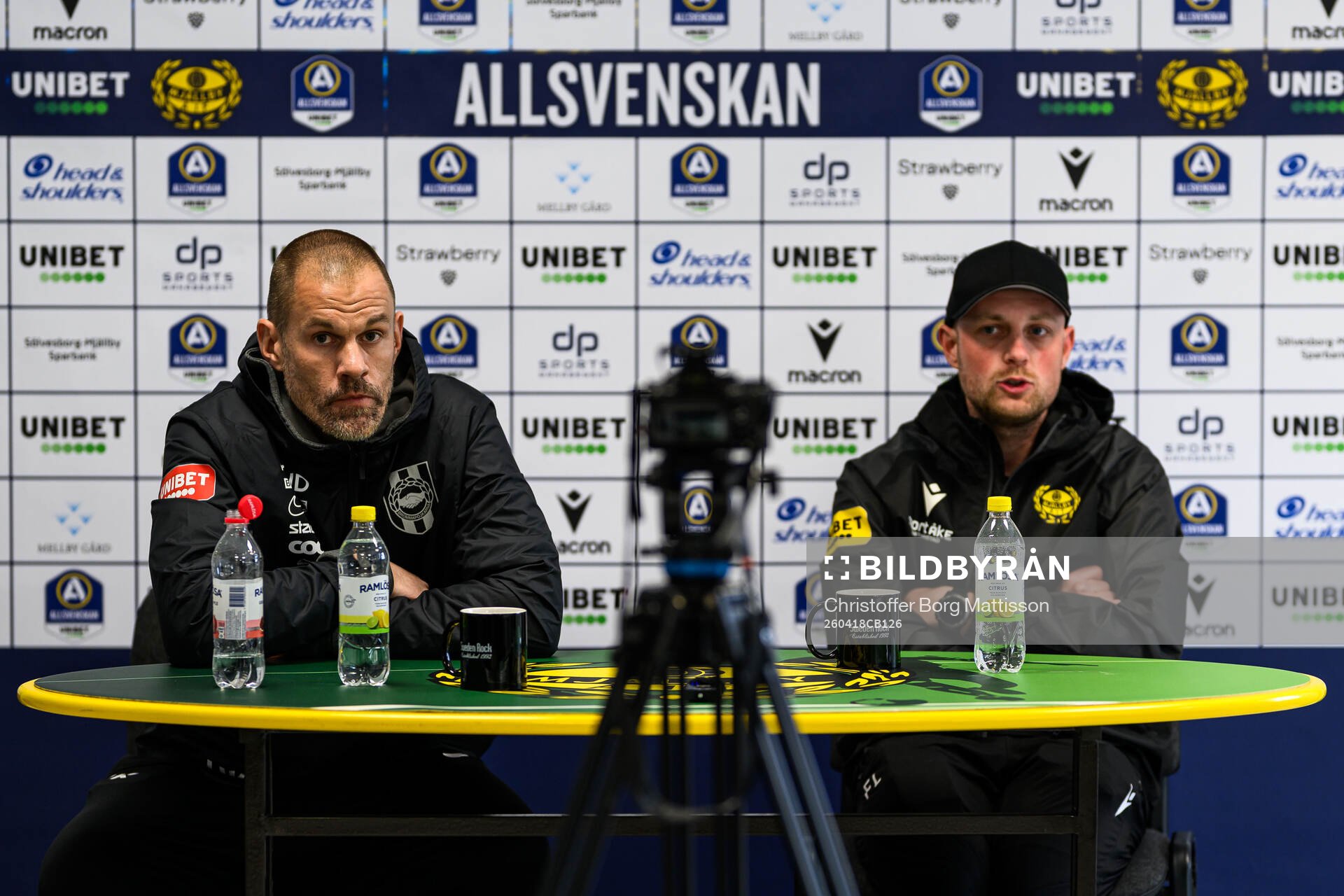 Brommapojkarnas huvudtränare Ulf Kristiansson och