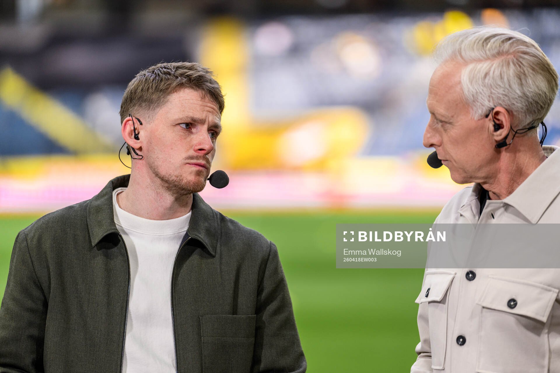 William Strömberg and André Pops in SVT’s studio