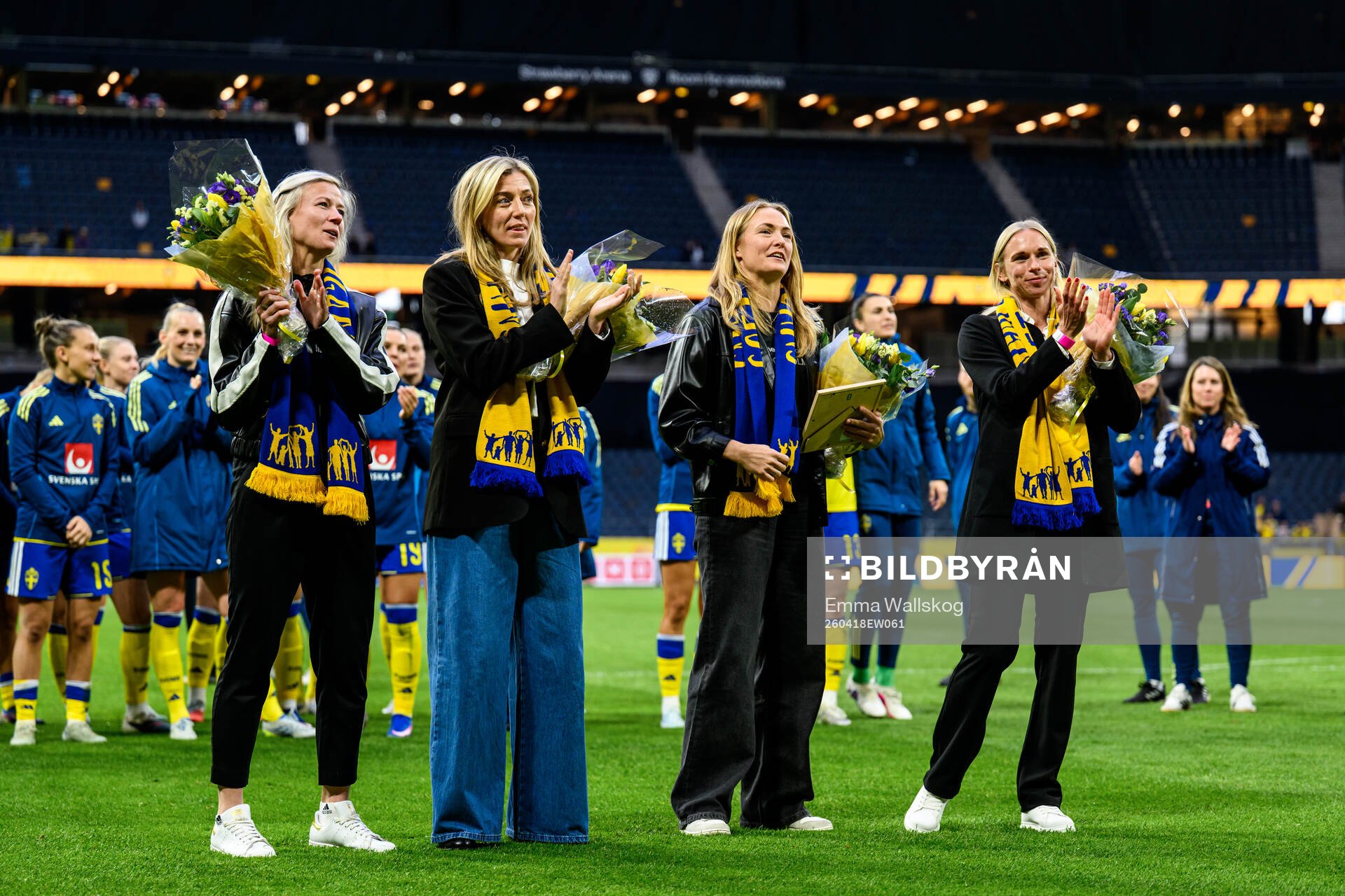Former players of Sweden Linda Sembrant, Magdalena